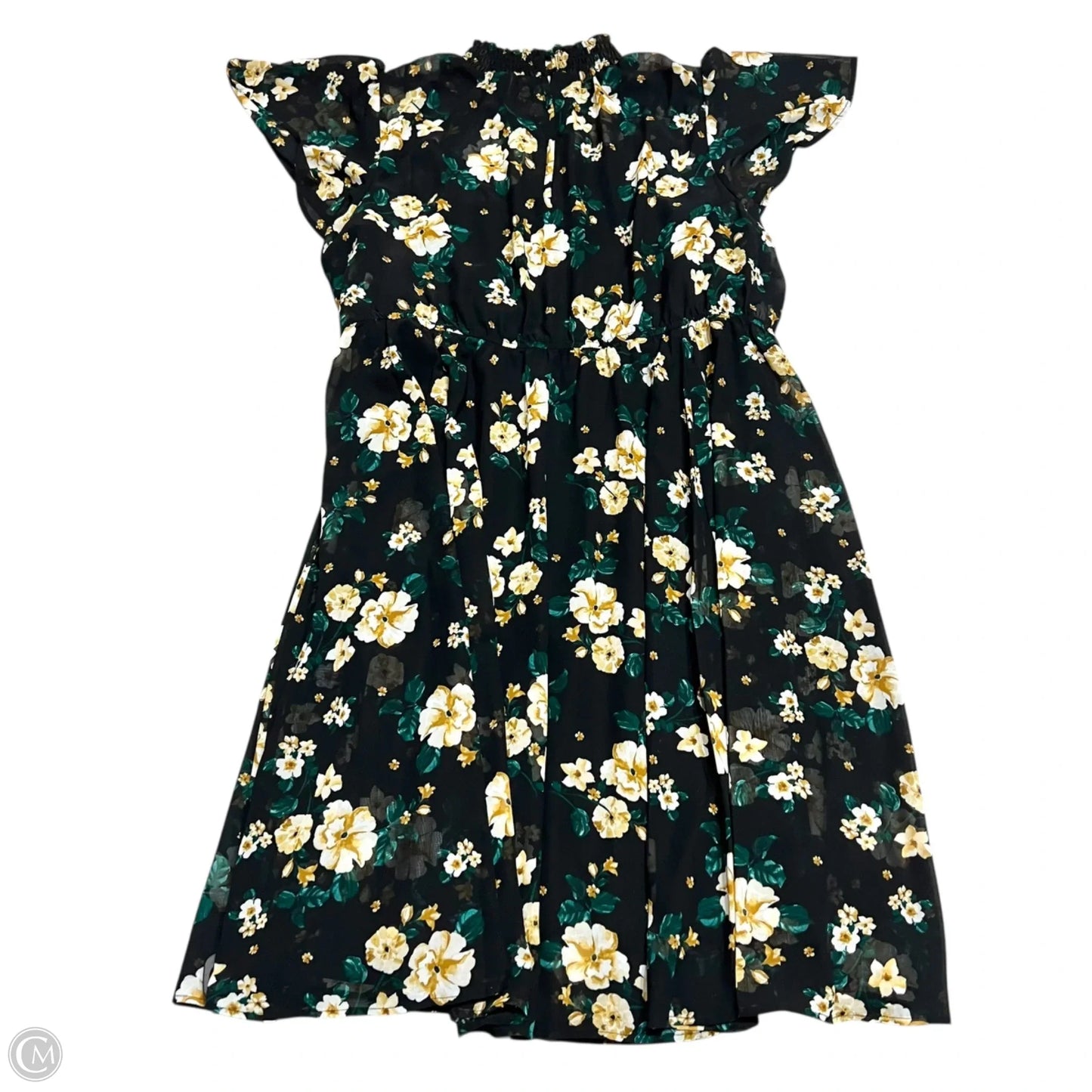 Dress Casual Short By Torrid In Black & Green, Size: 2x