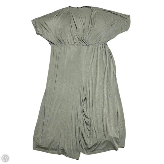 Jumpsuit By Boohoo Boutique In Green, Size: 3x