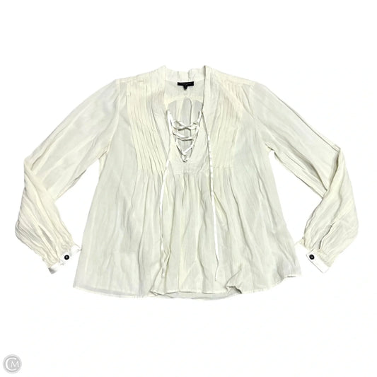 Top Long Sleeve By Rag And Bone In Yellow, Size: S