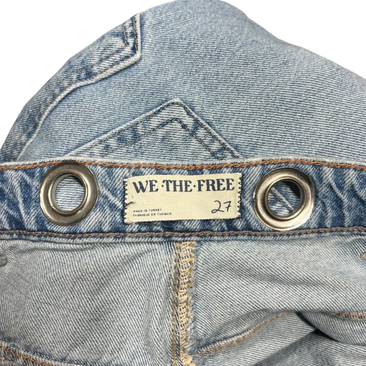 Jeans Wide Leg By We The Free In Blue Denim, Size: 4