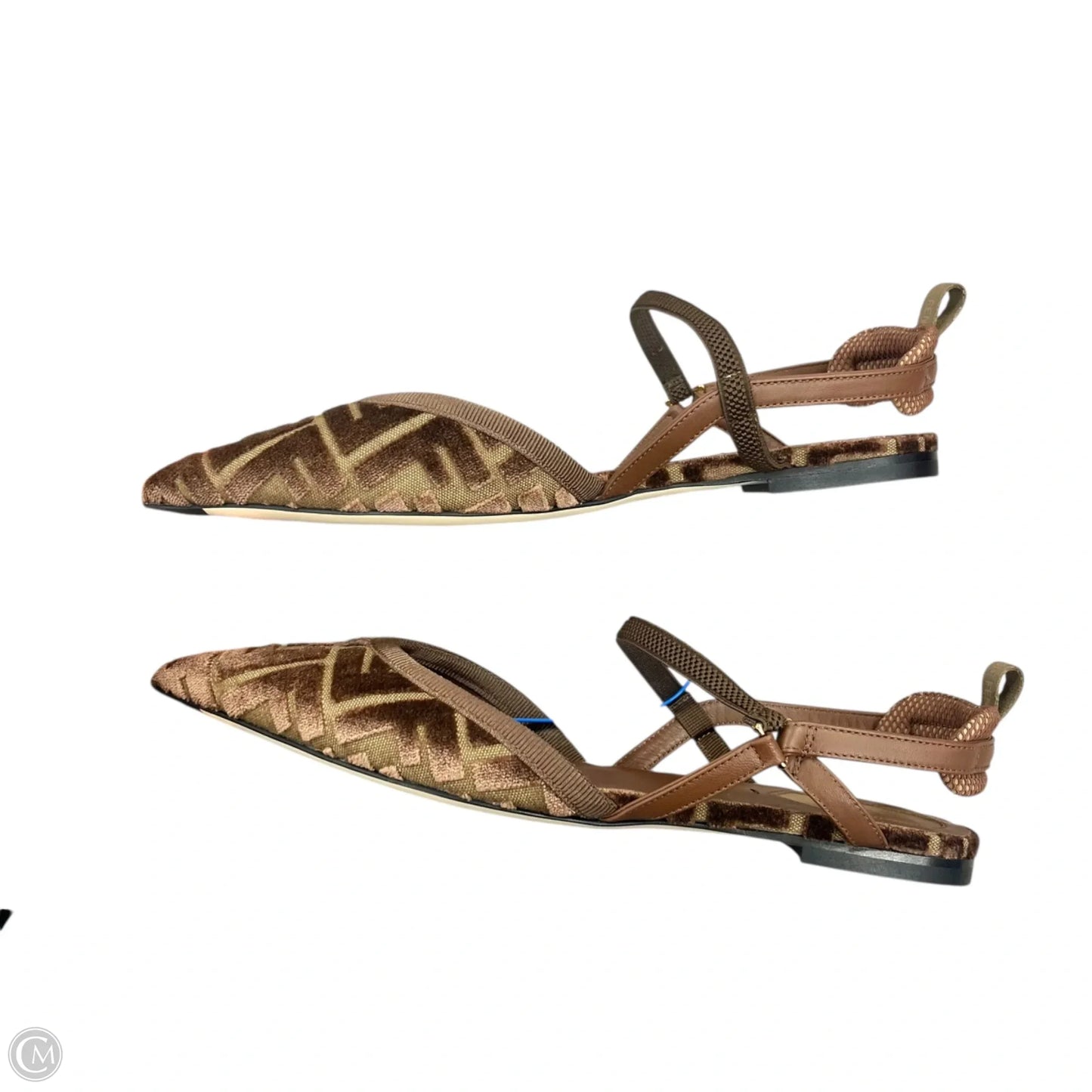 Shoes Luxury Designer By Fendi In Taupe, Size: 8.5