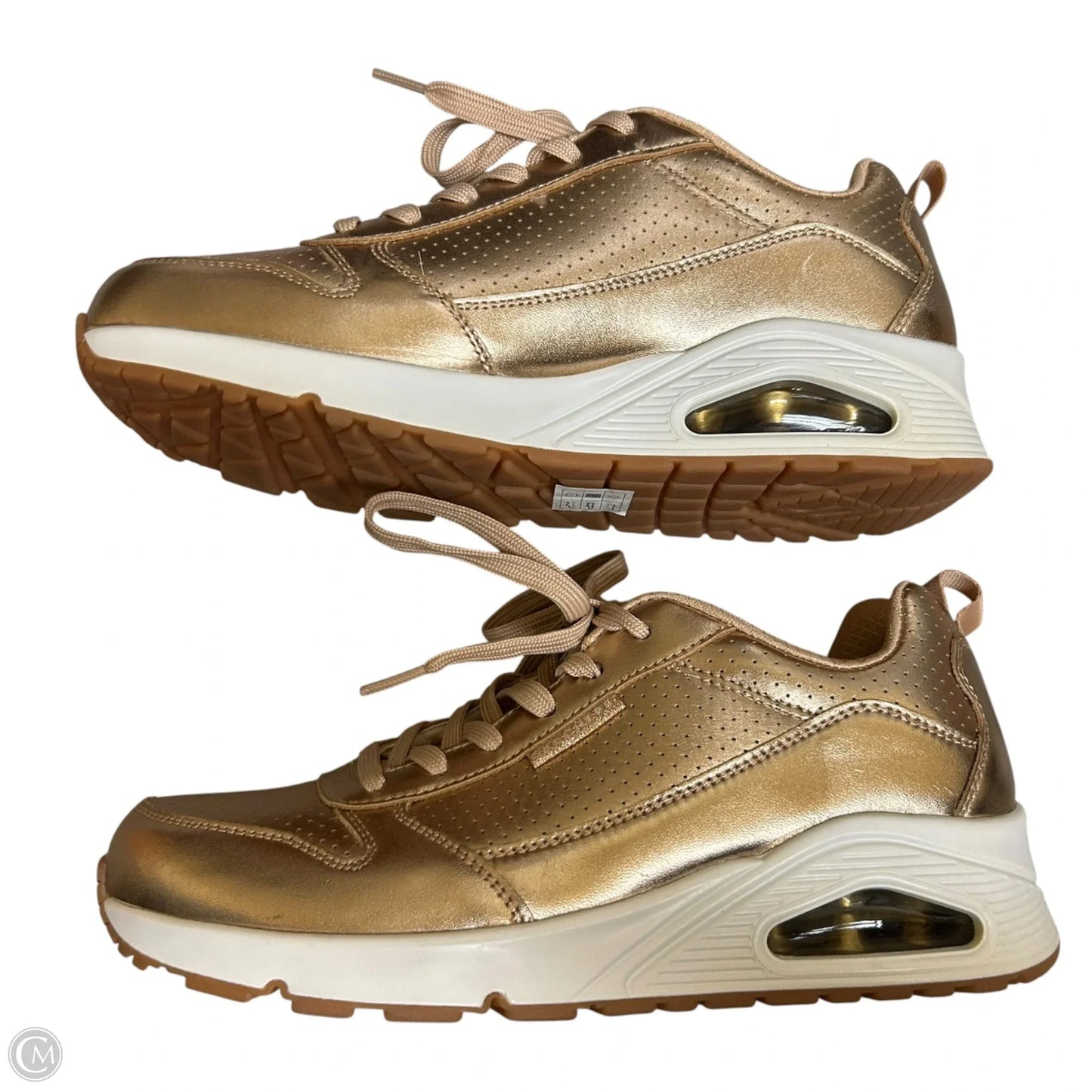 Shoes Sneakers By Skechers In Rose Gold, Size: 10