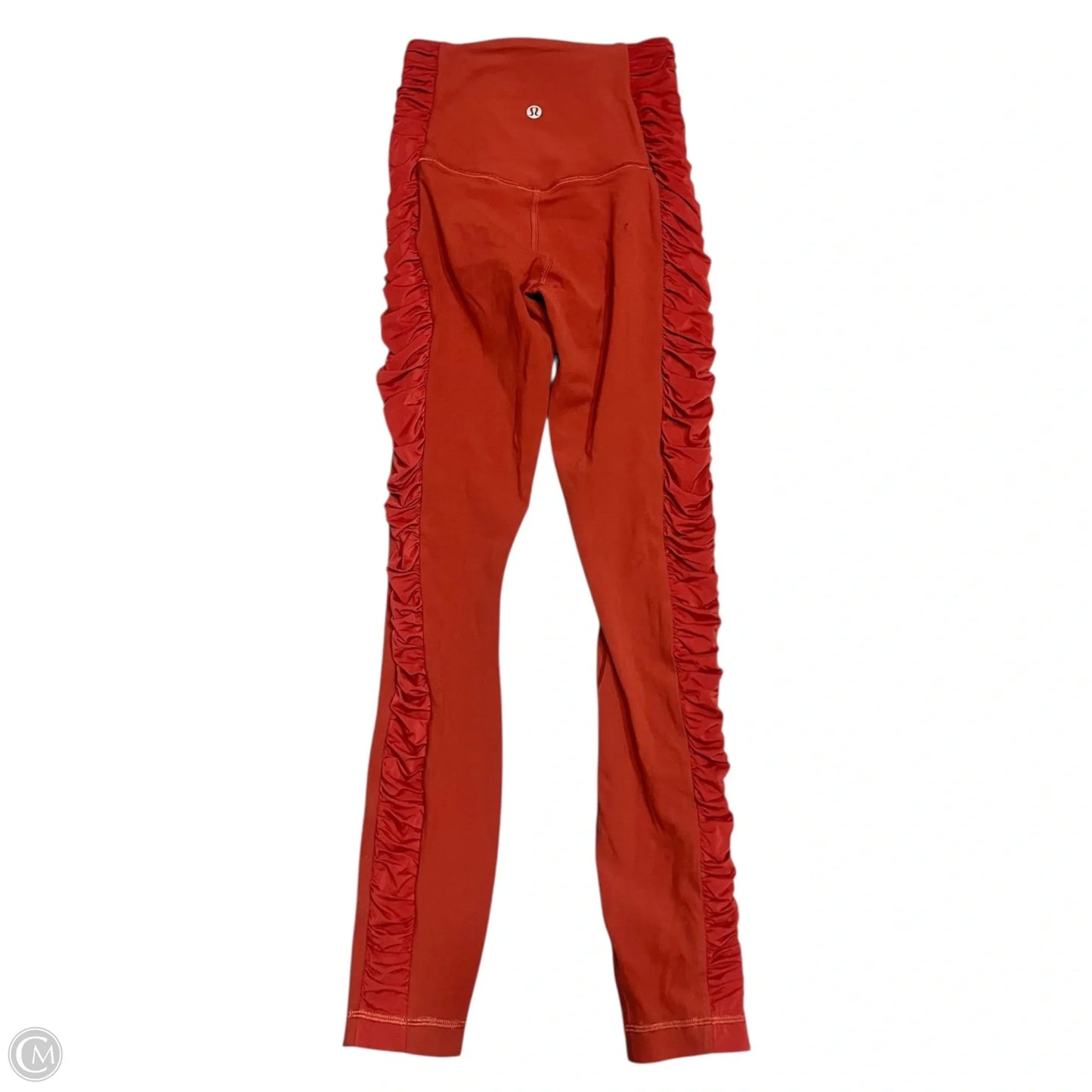 Athletic Leggings By Lululemon In Orange, Size: 2