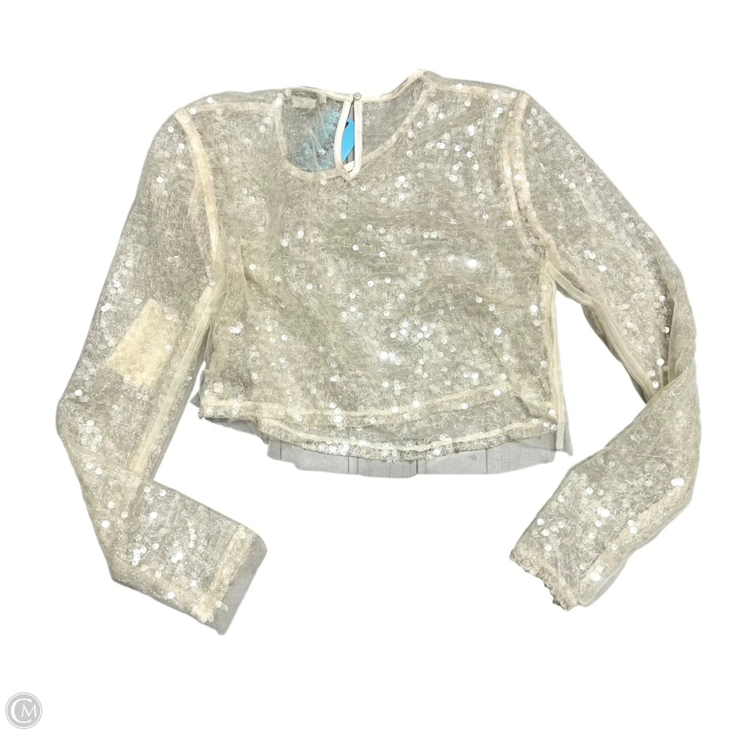 Top Long Sleeve Designer By Jason Wu In Cream, Size: Xs
