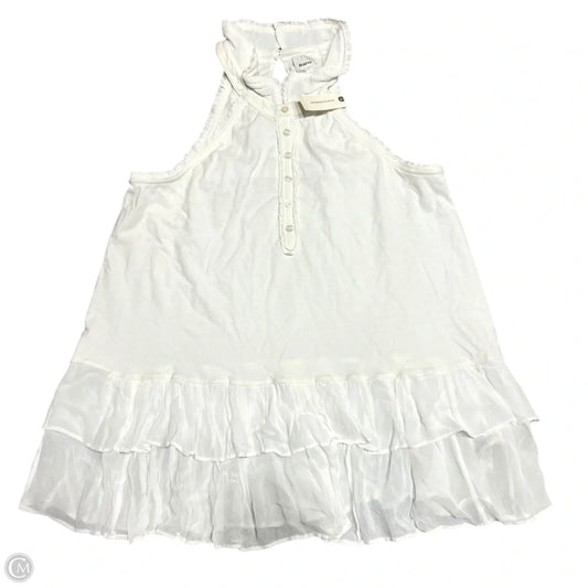 Top Sleeveless By Maeve In White, Size: L