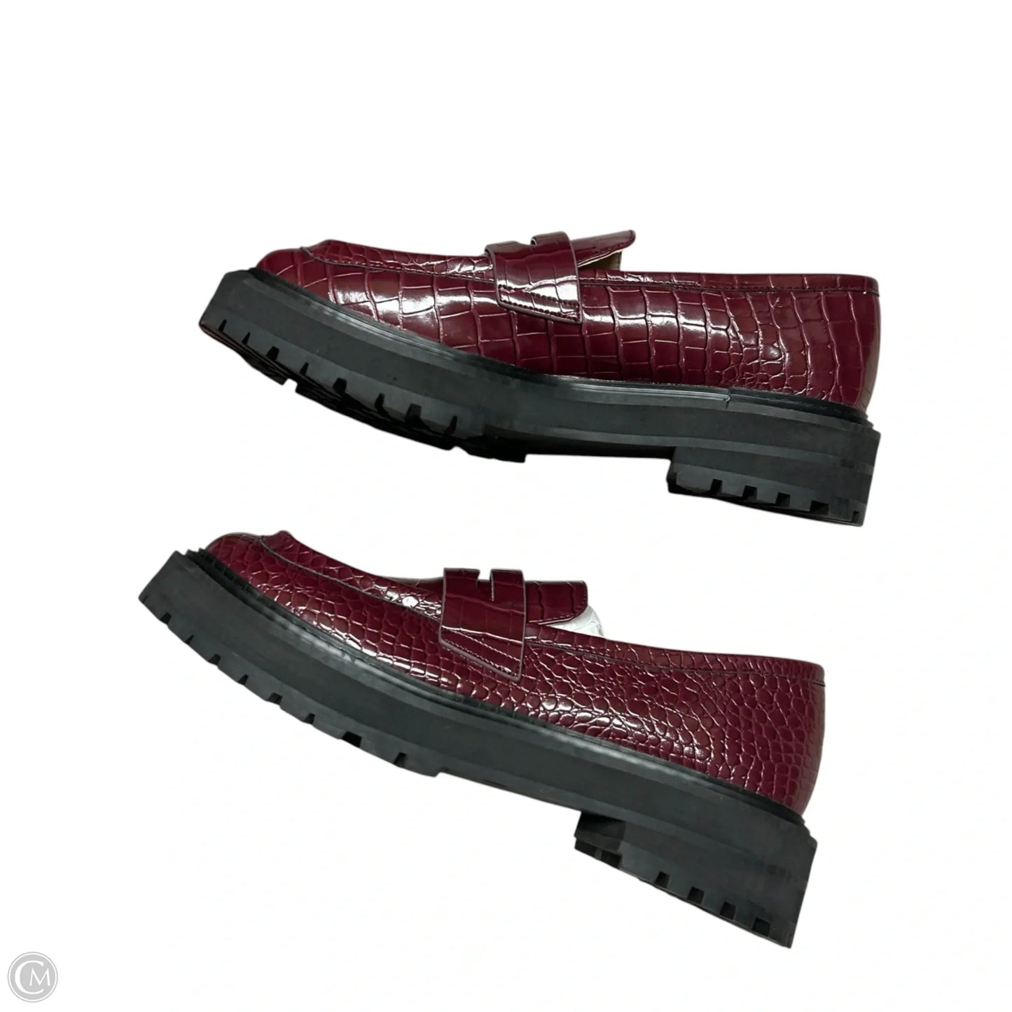 Shoes Heels Platform By Urban Outfitters In Black & Red, Size: 9