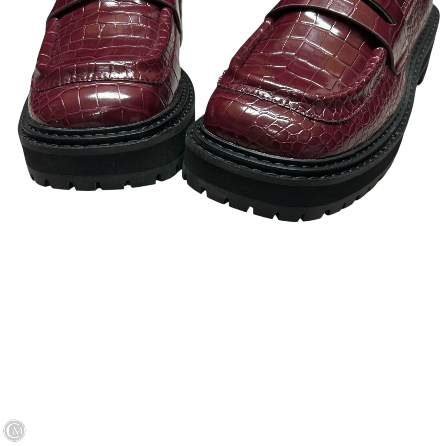 Shoes Heels Platform By Urban Outfitters In Black & Red, Size: 9