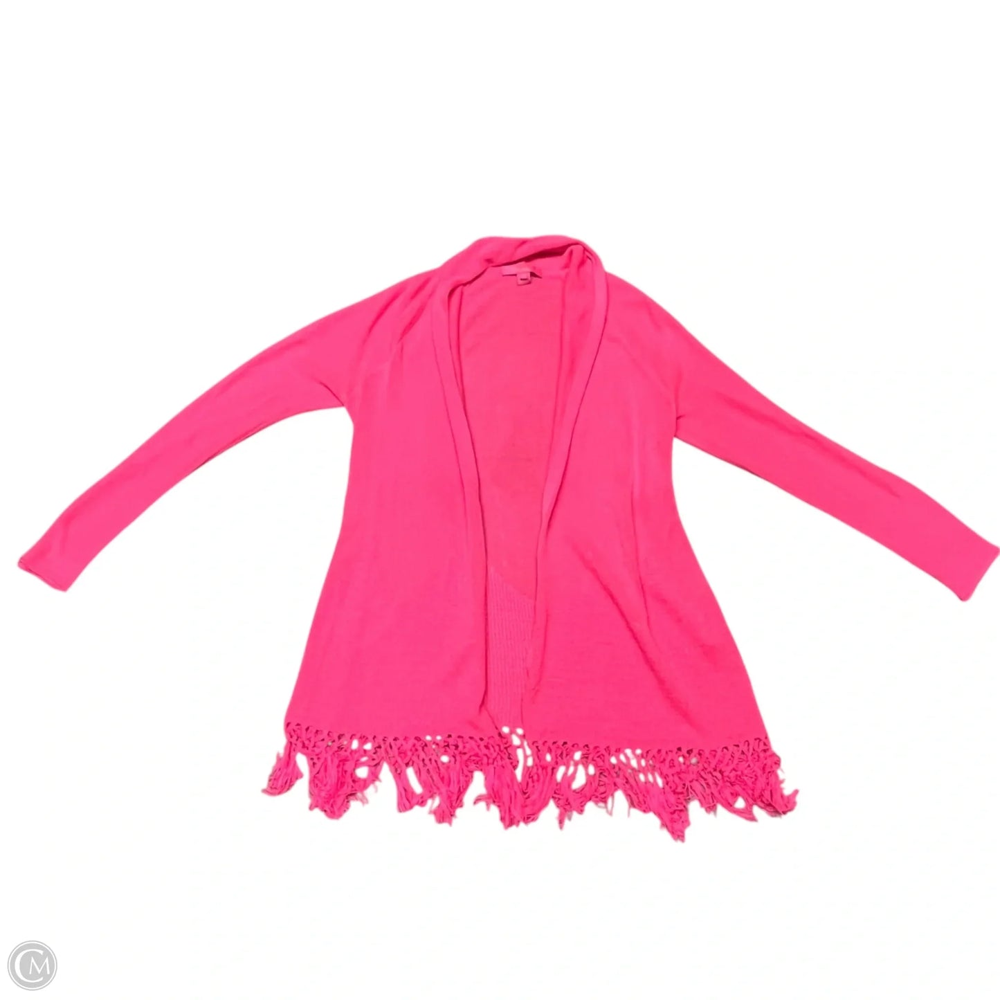Sweater Cardigan Designer By Lilly Pulitzer In Pink, Size: M