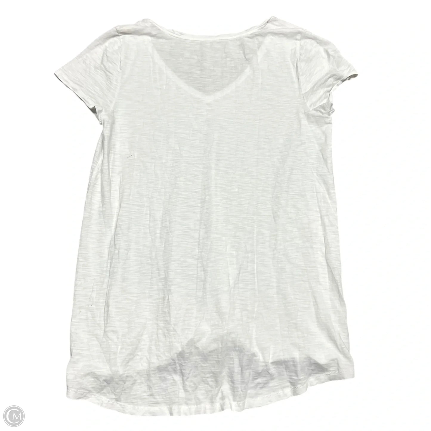 Top Short Sleeve Designer By Lilly Pulitzer In White, Size: M