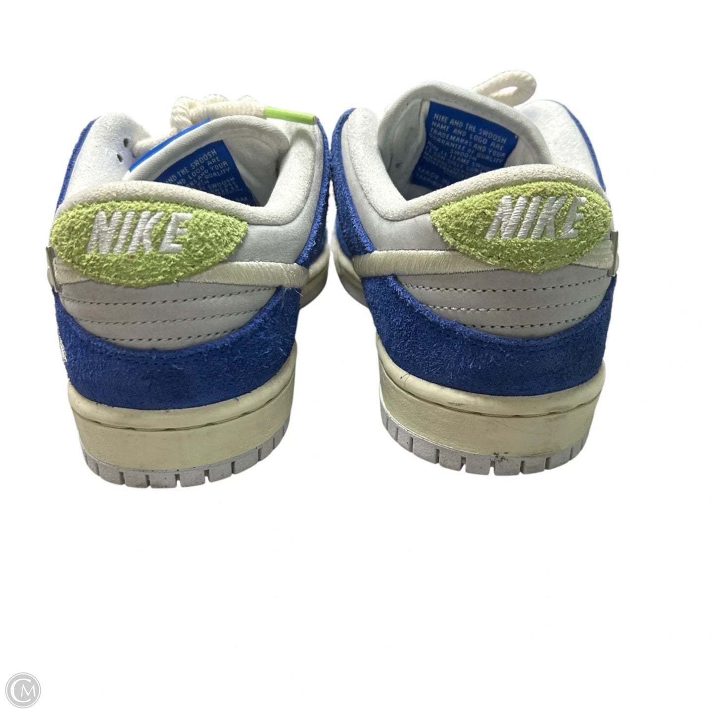 Shoes Sneakers By Nike In Blue & Green, Size: 7