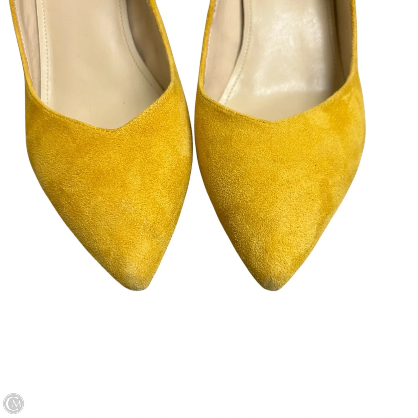 Shoes Heels Block By Marc Fisher In Yellow, Size: 6.5