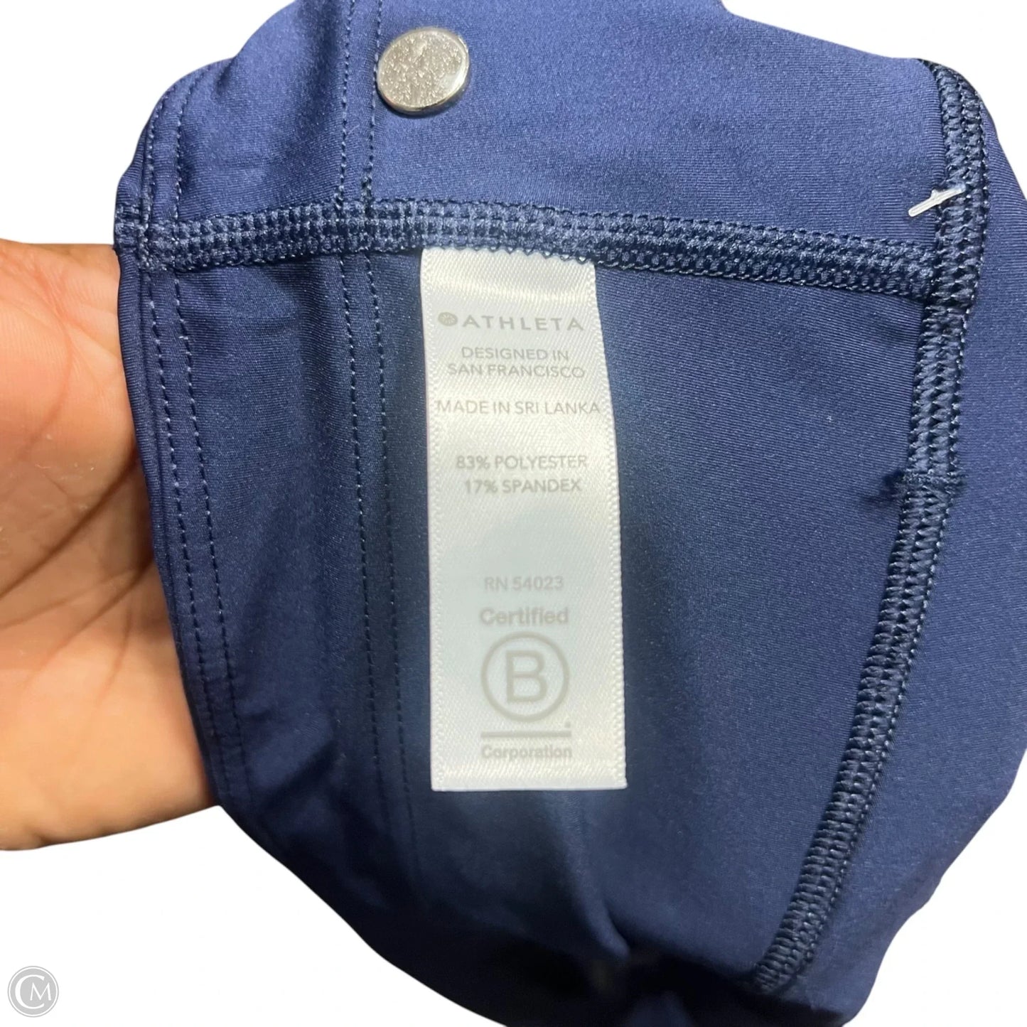 Athletic Leggings By Athleta In Navy, Size: 4