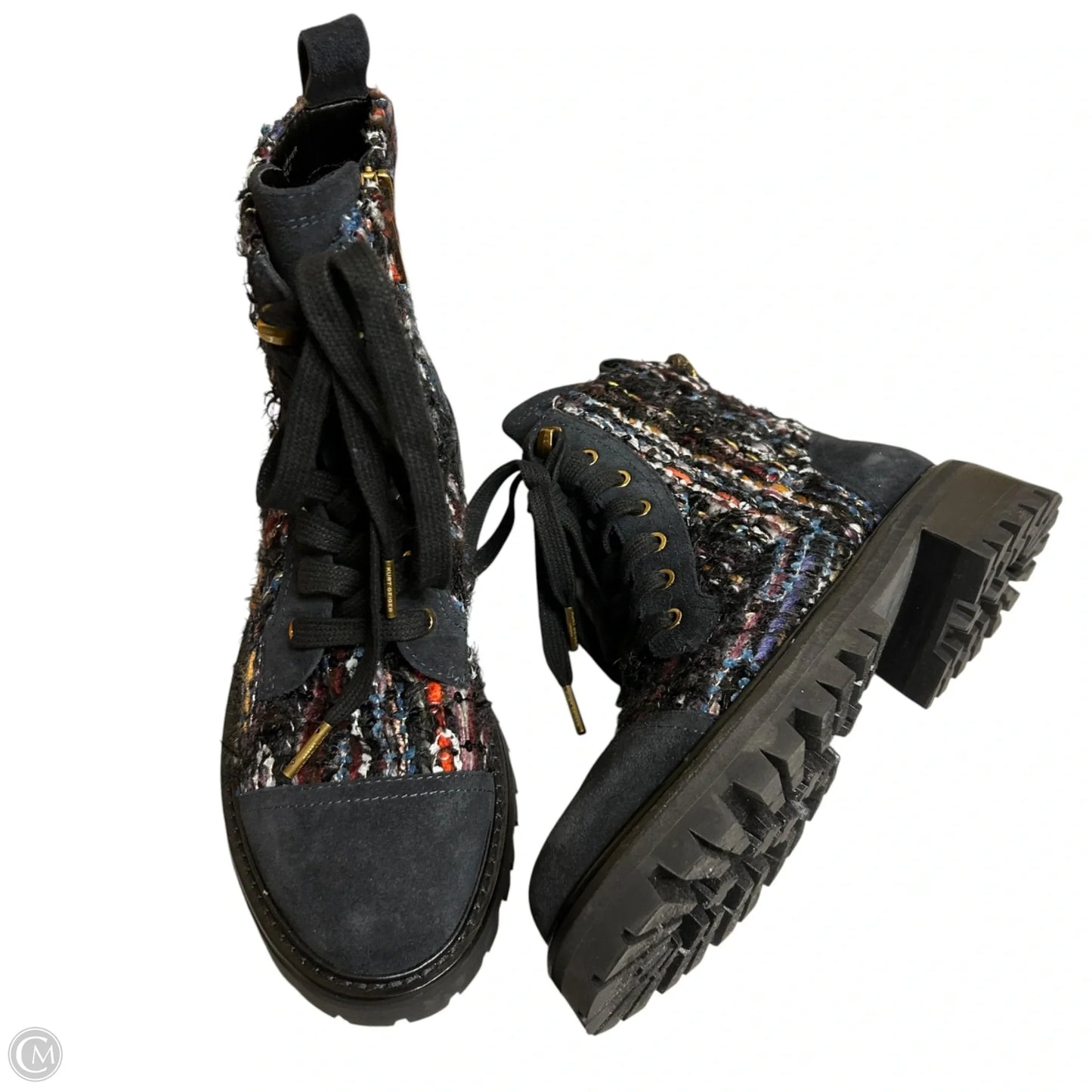 Boots Designer By Kurt Geiger In Black, Size: 5.5