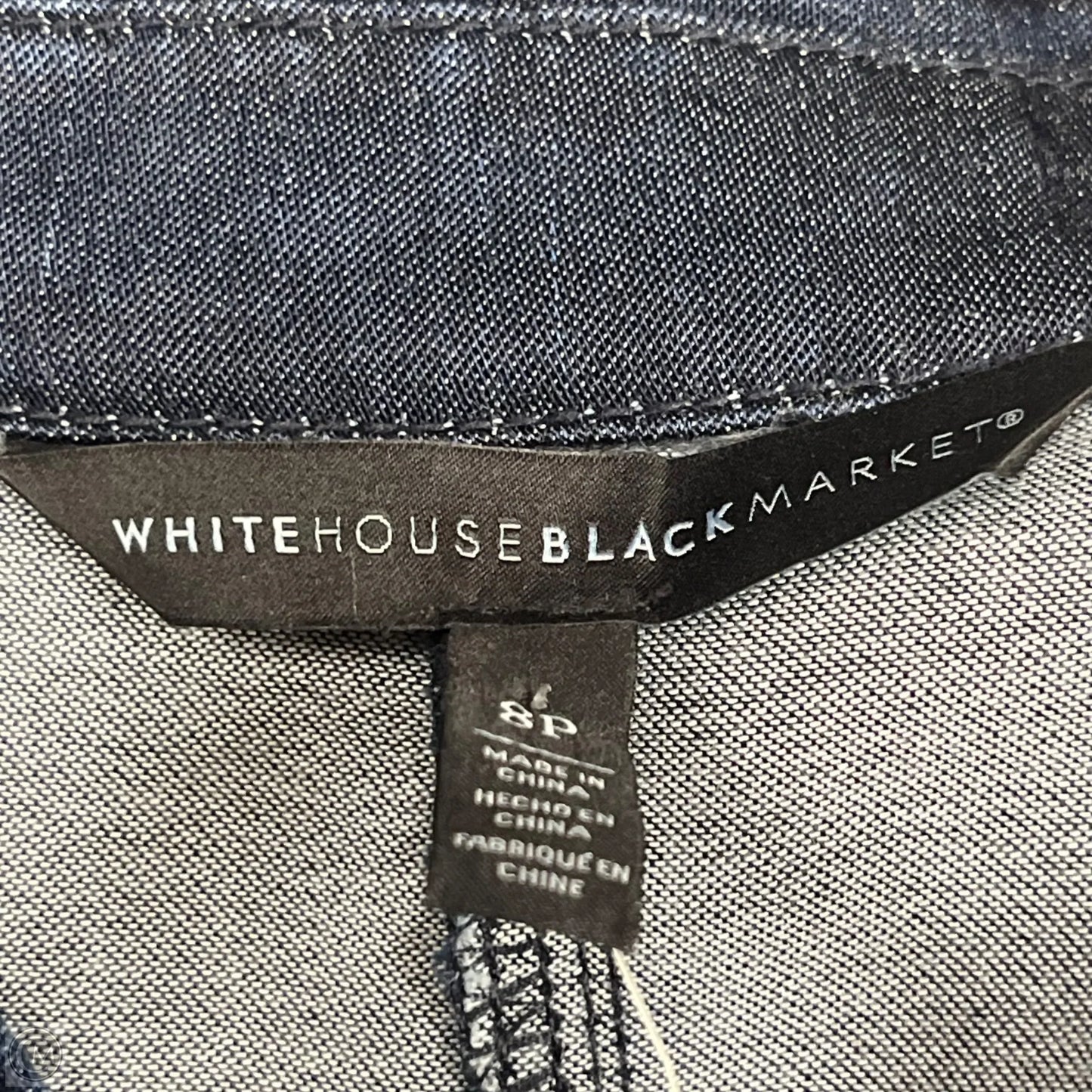 Jumpsuit By White House Black Market In Blue Denim, Size: M