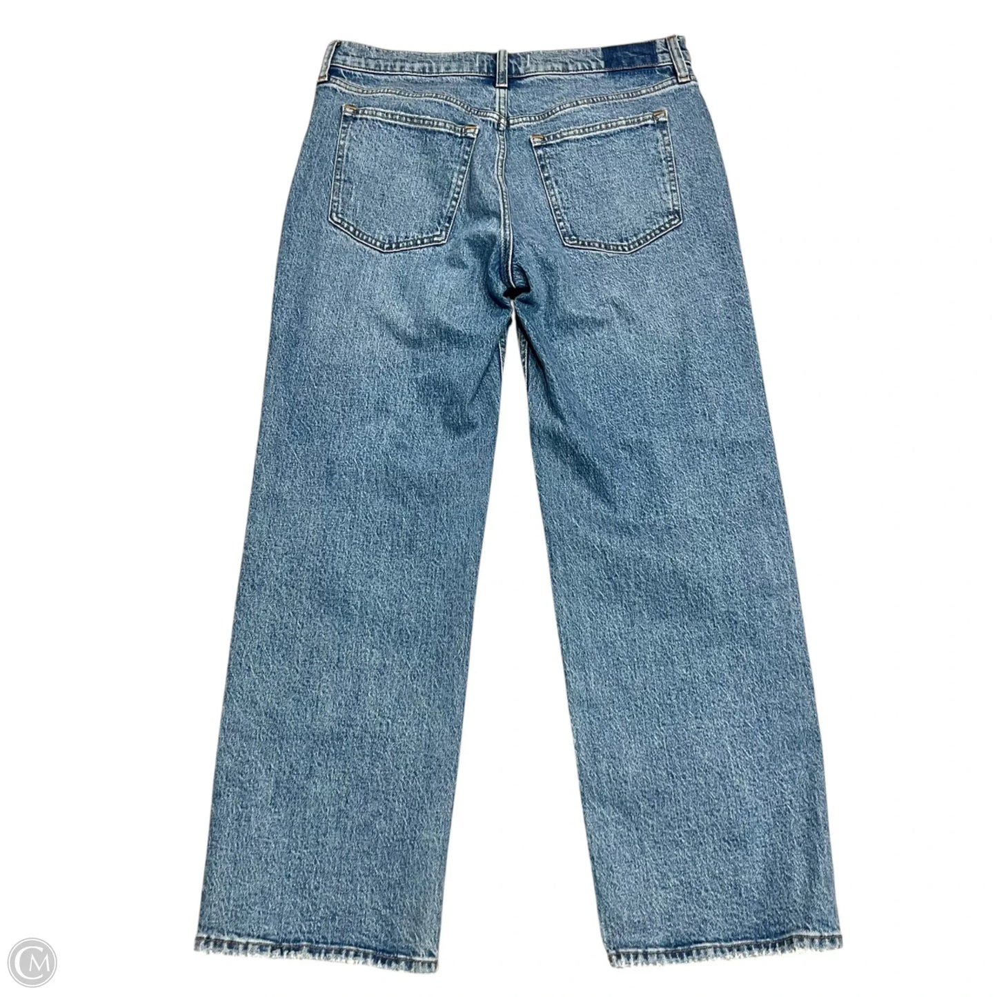 Jeans Wide Leg By Abercrombie And Fitch In Blue Denim, Size: 6