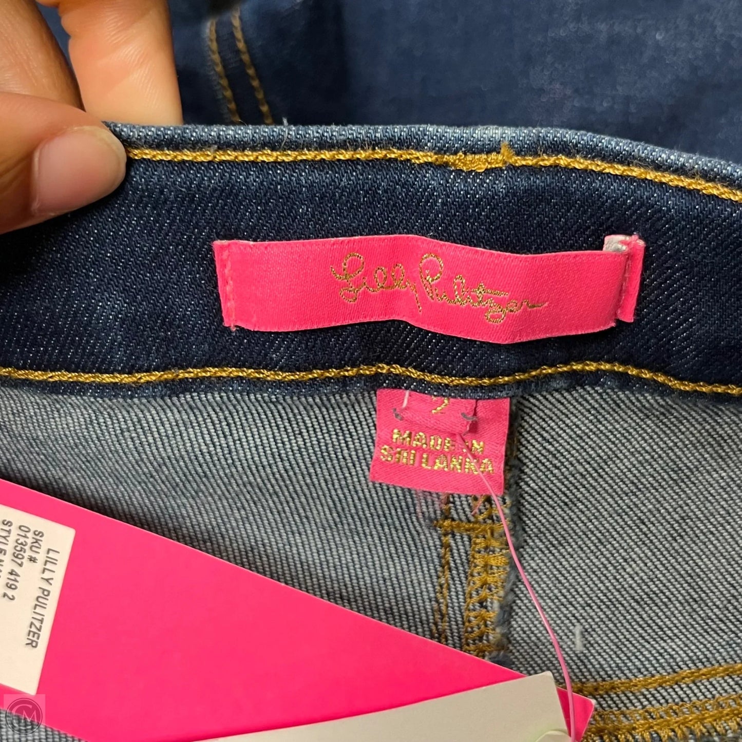 Jeans Designer By Lilly Pulitzer In Blue Denim, Size: 2