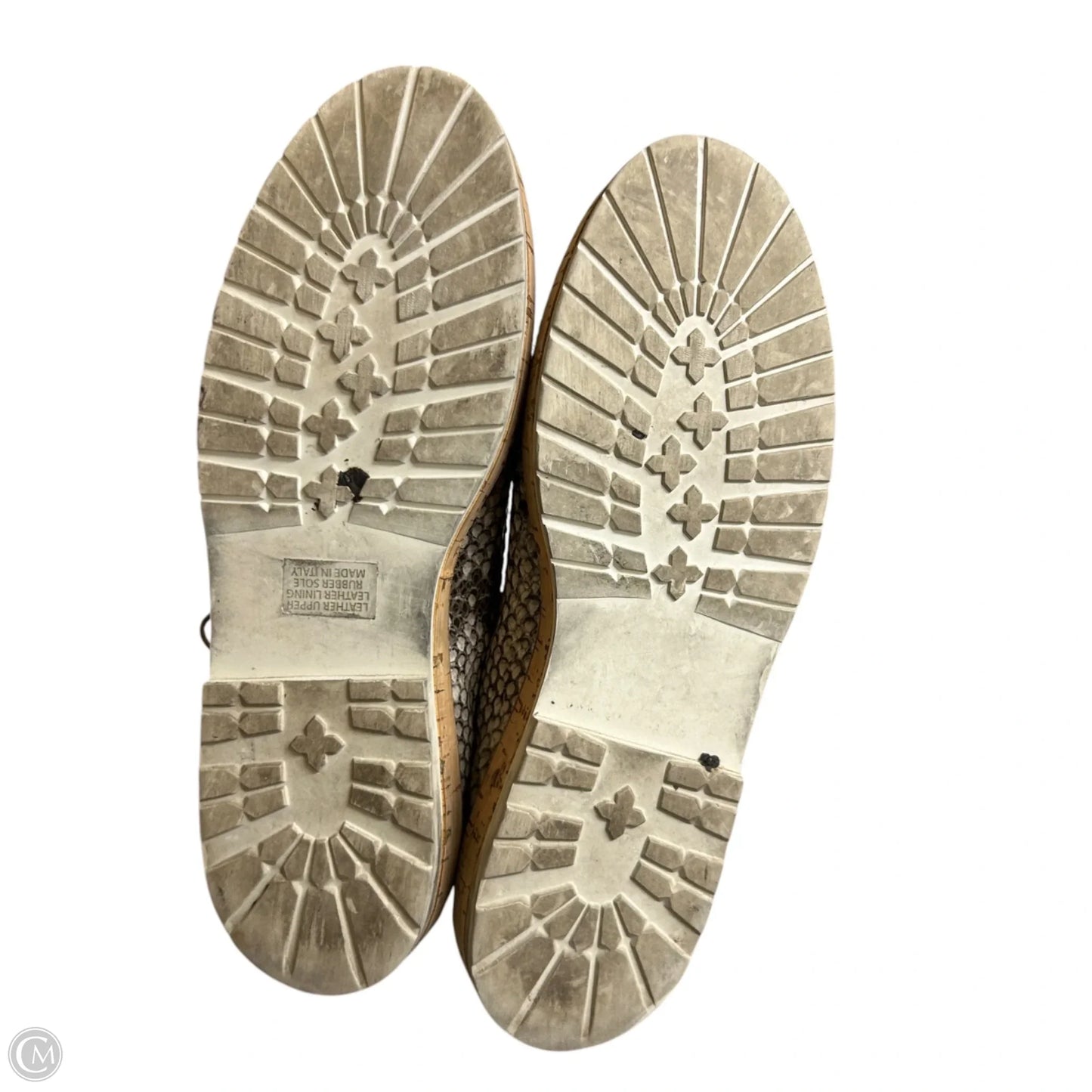 Shoes Heels Platform By Agl In Snakeskin Print, Size: 10.5