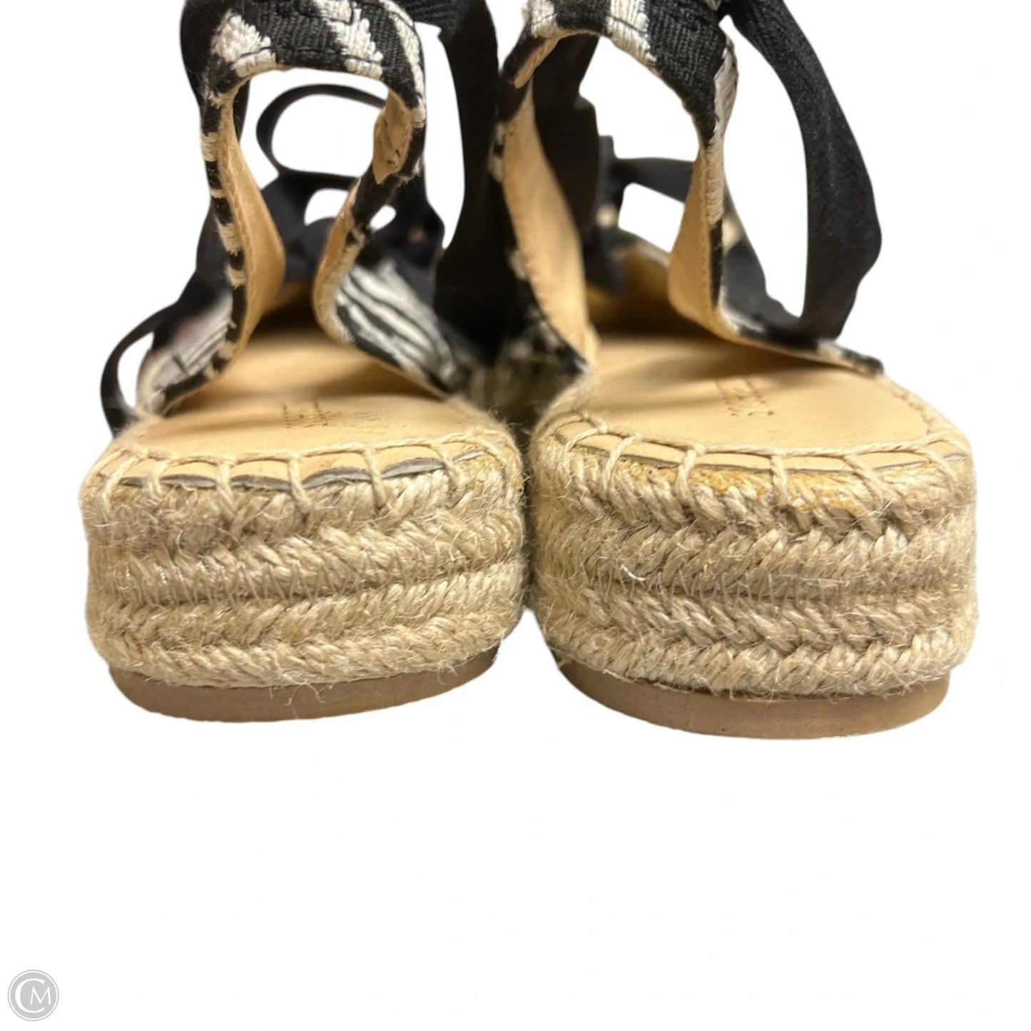 Shoes Heels Platform By Shoedazzle In Zebra Print, Size: 8