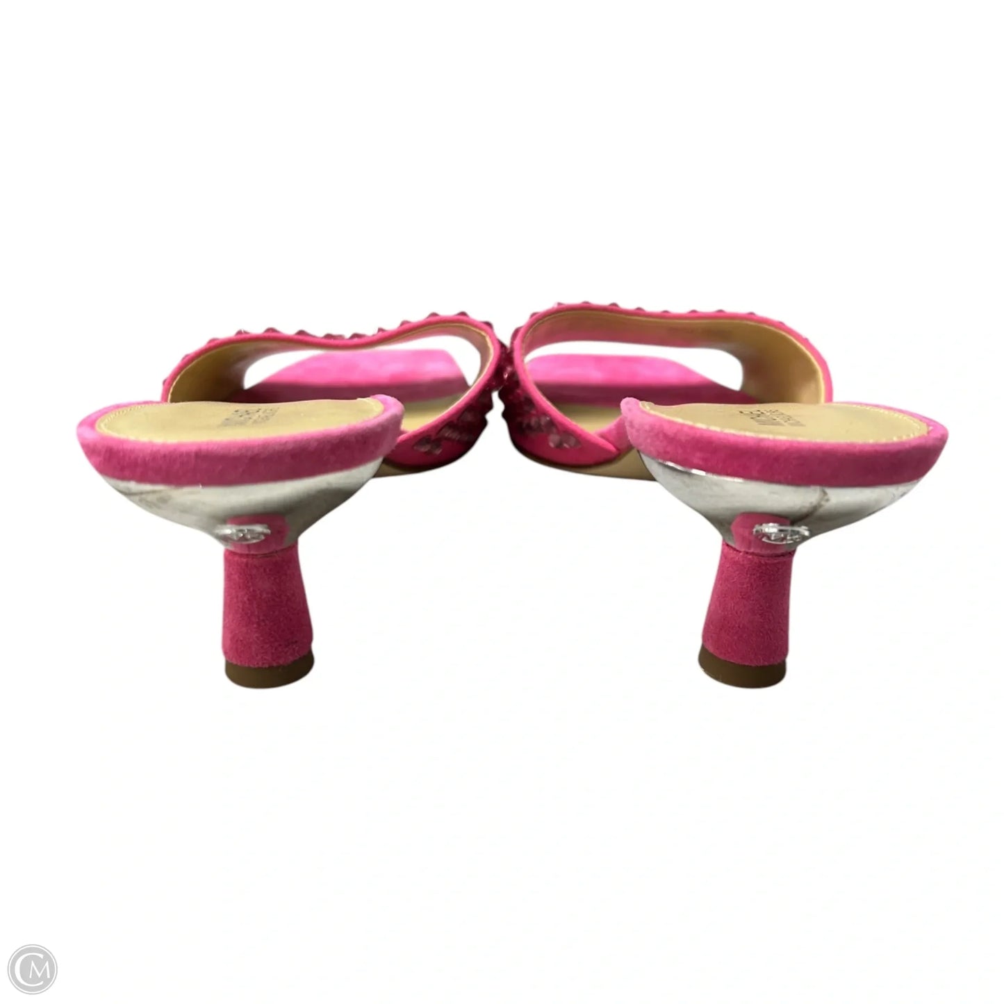Sandals Heels Kitten By Michael By Michael Kors In Pink, Size: 10