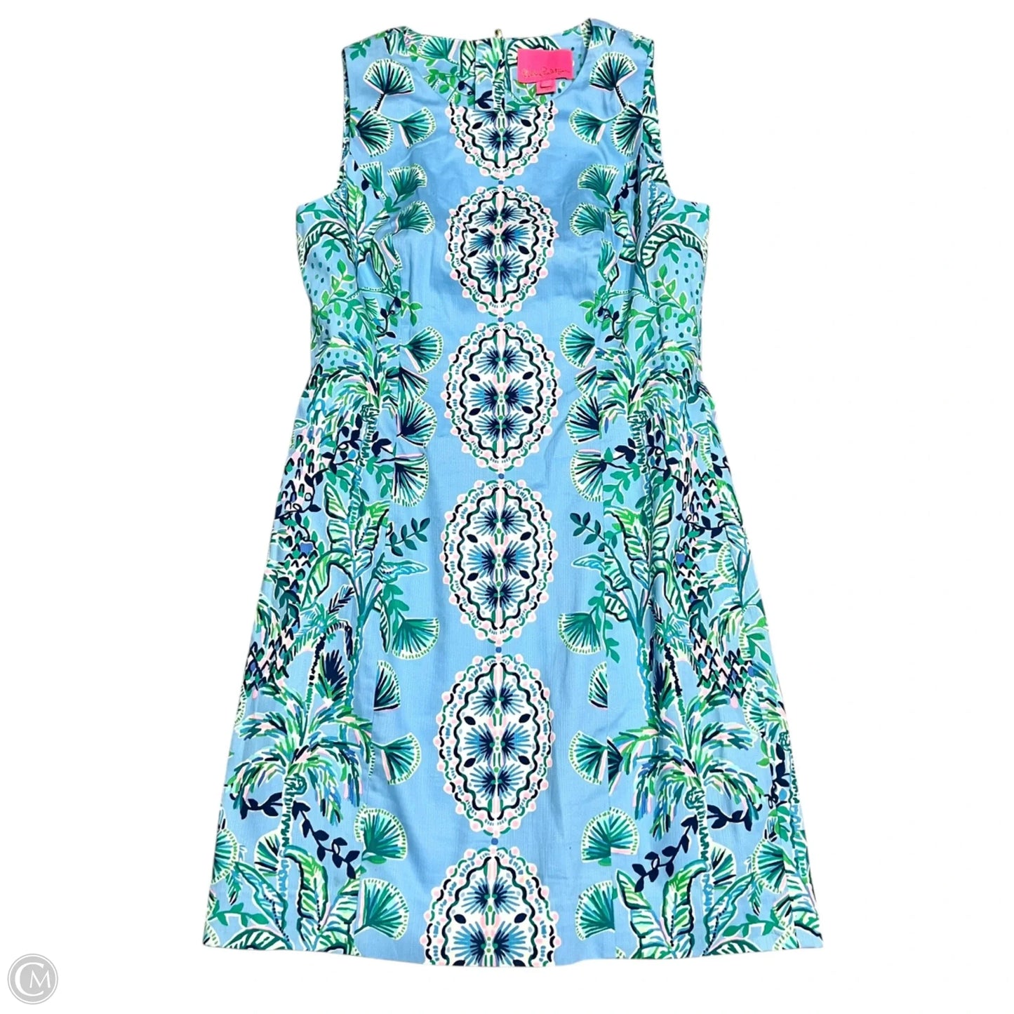 Dress Designer By Lilly Pulitzer In Blue & Green, Size: S