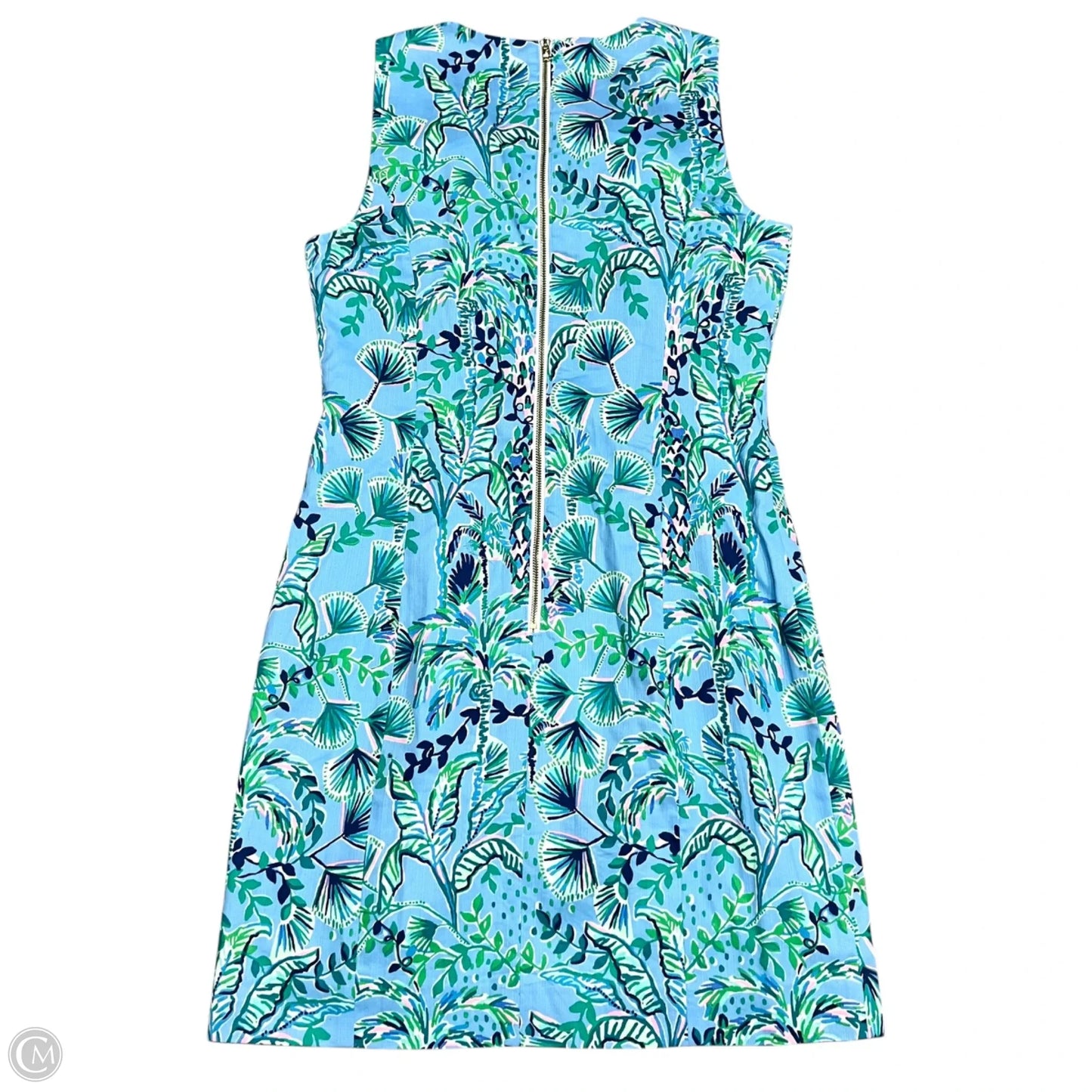 Dress Designer By Lilly Pulitzer In Blue & Green, Size: S