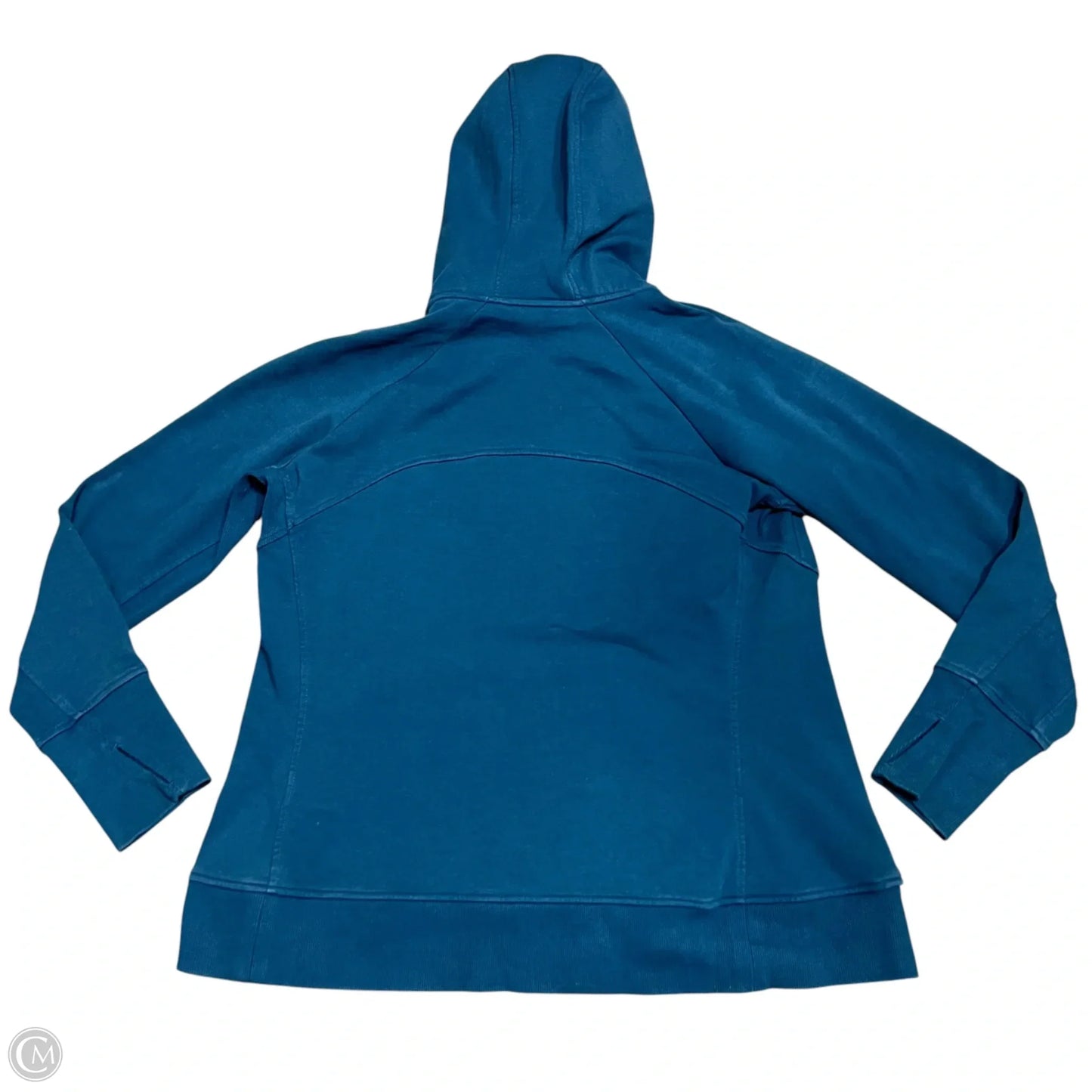 Athletic Sweatshirt Hoodie By Athleta In Teal, Size: 1x