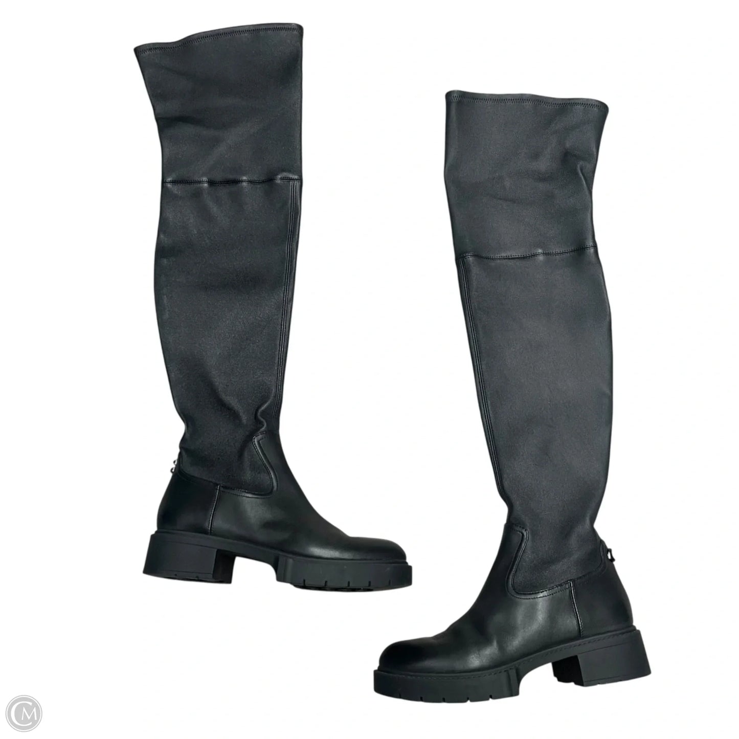 Boots Designer By Coach In Black, Size: 7.5