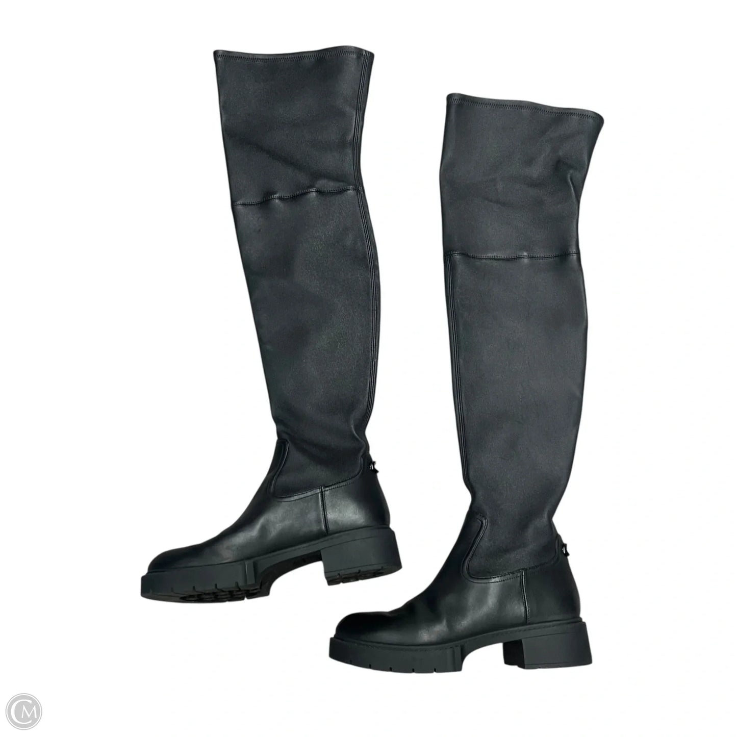 Boots Designer By Coach In Black, Size: 7.5
