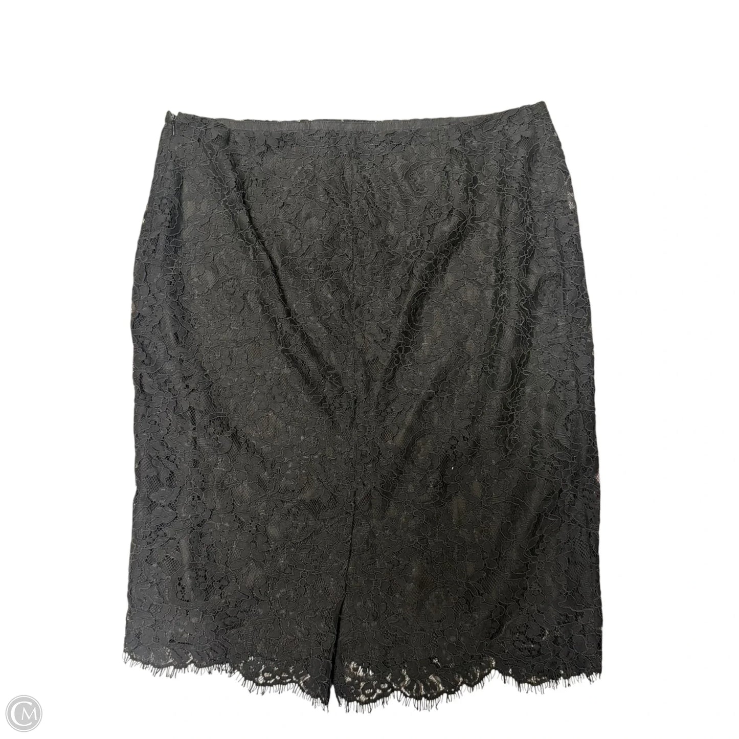 Skirt Midi By Lauren By Ralph Lauren In Black, Size: 16