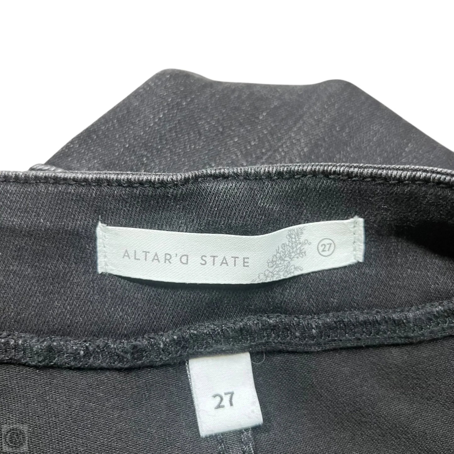 Jeans Flared By Altard State In Black Denim, Size: 4