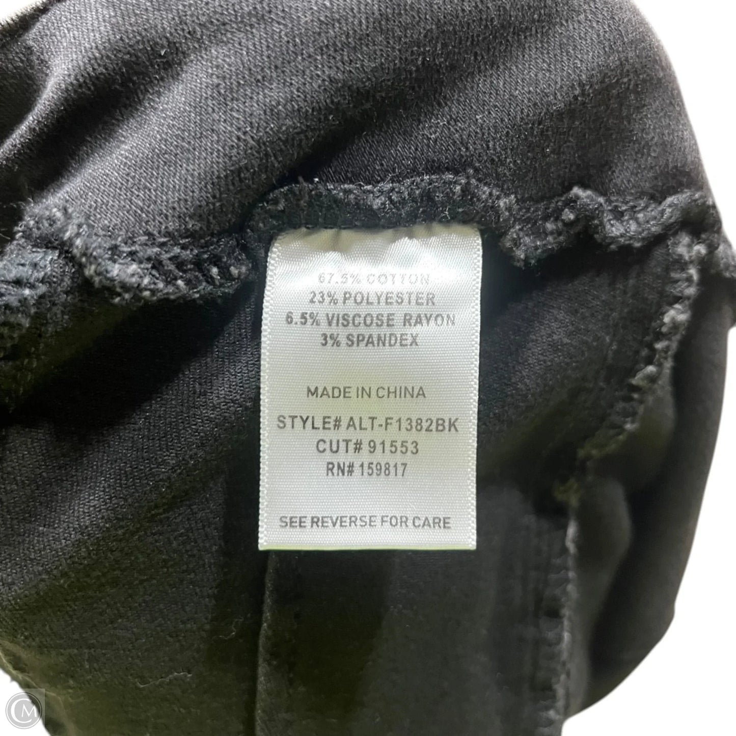 Jeans Flared By Altard State In Black Denim, Size: 4