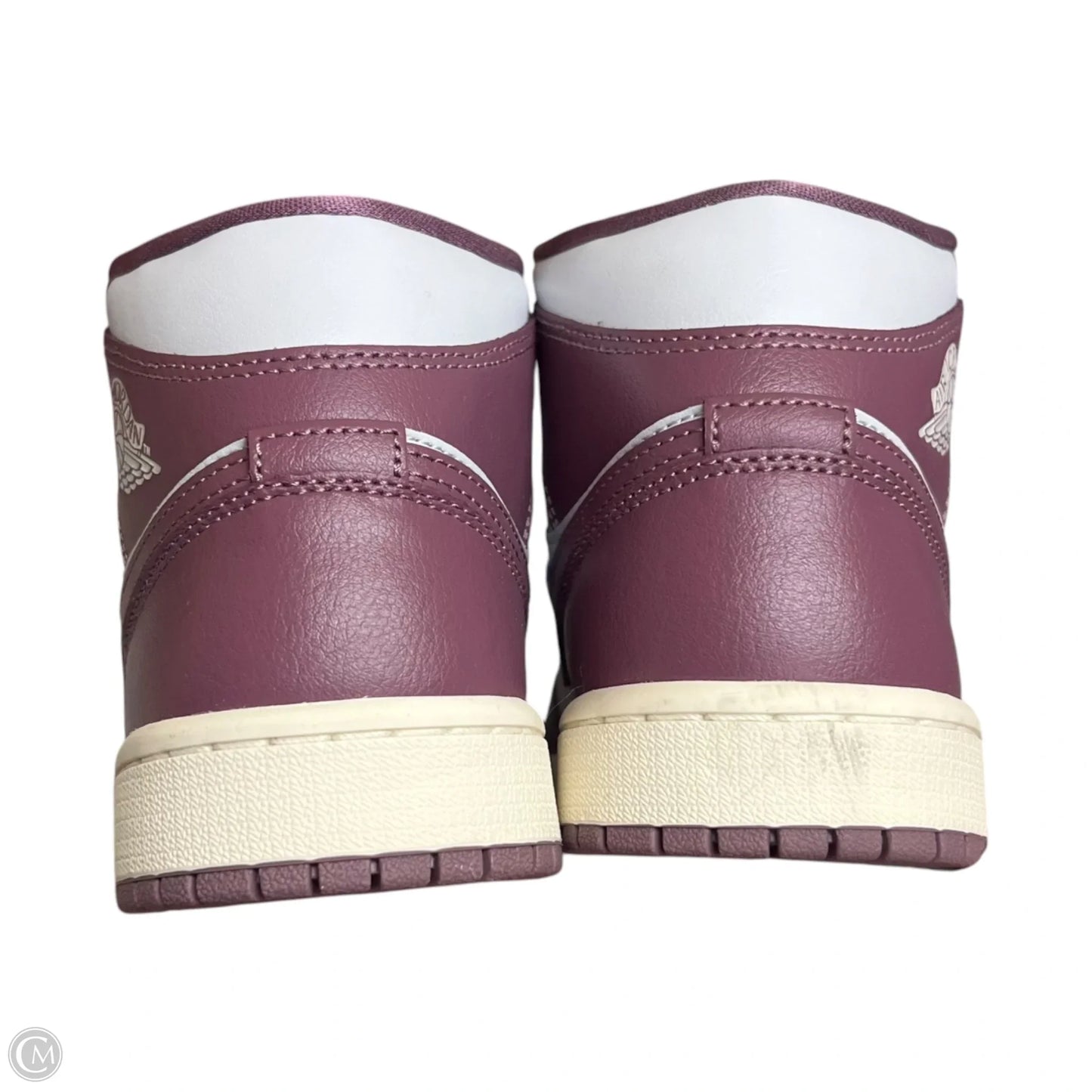 Shoes Luxury Designer By Jordan In Purple & White, Size: 7.5