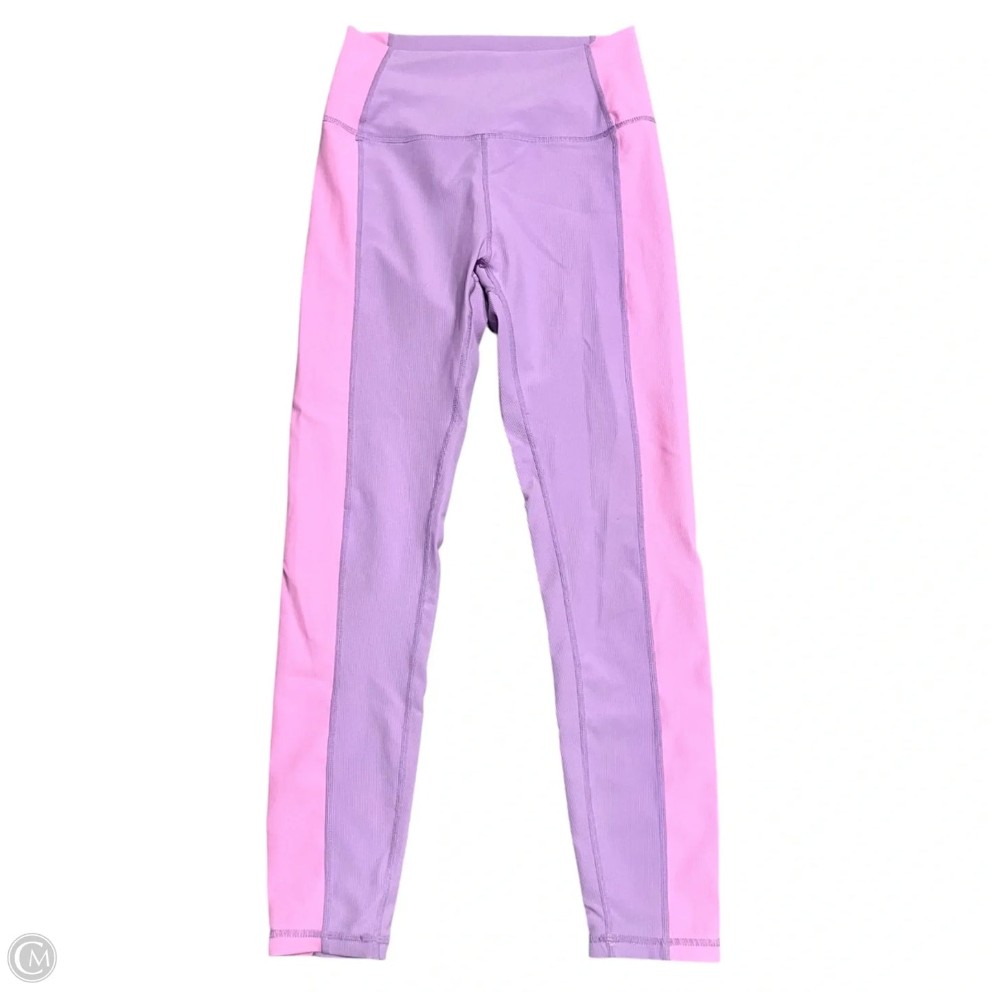 Athletic Leggings By Wilo In Pink & Purple, Size: 4