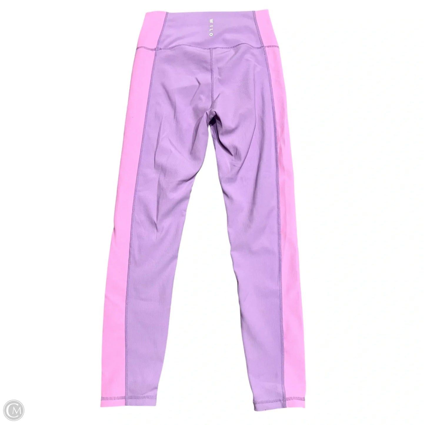 Athletic Leggings By Wilo In Pink & Purple, Size: 4