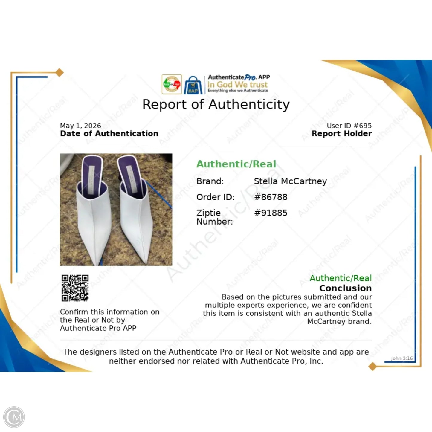 Shoes Luxury Designer By Stella Mccartney In White, Size: 7.5