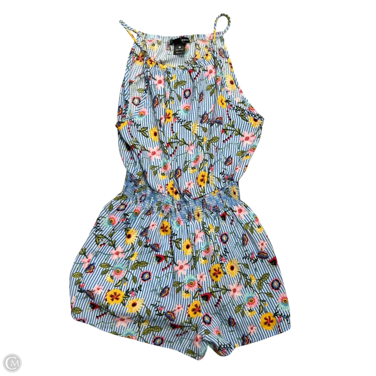 Romper By Aqua In Blue, Size: Xs