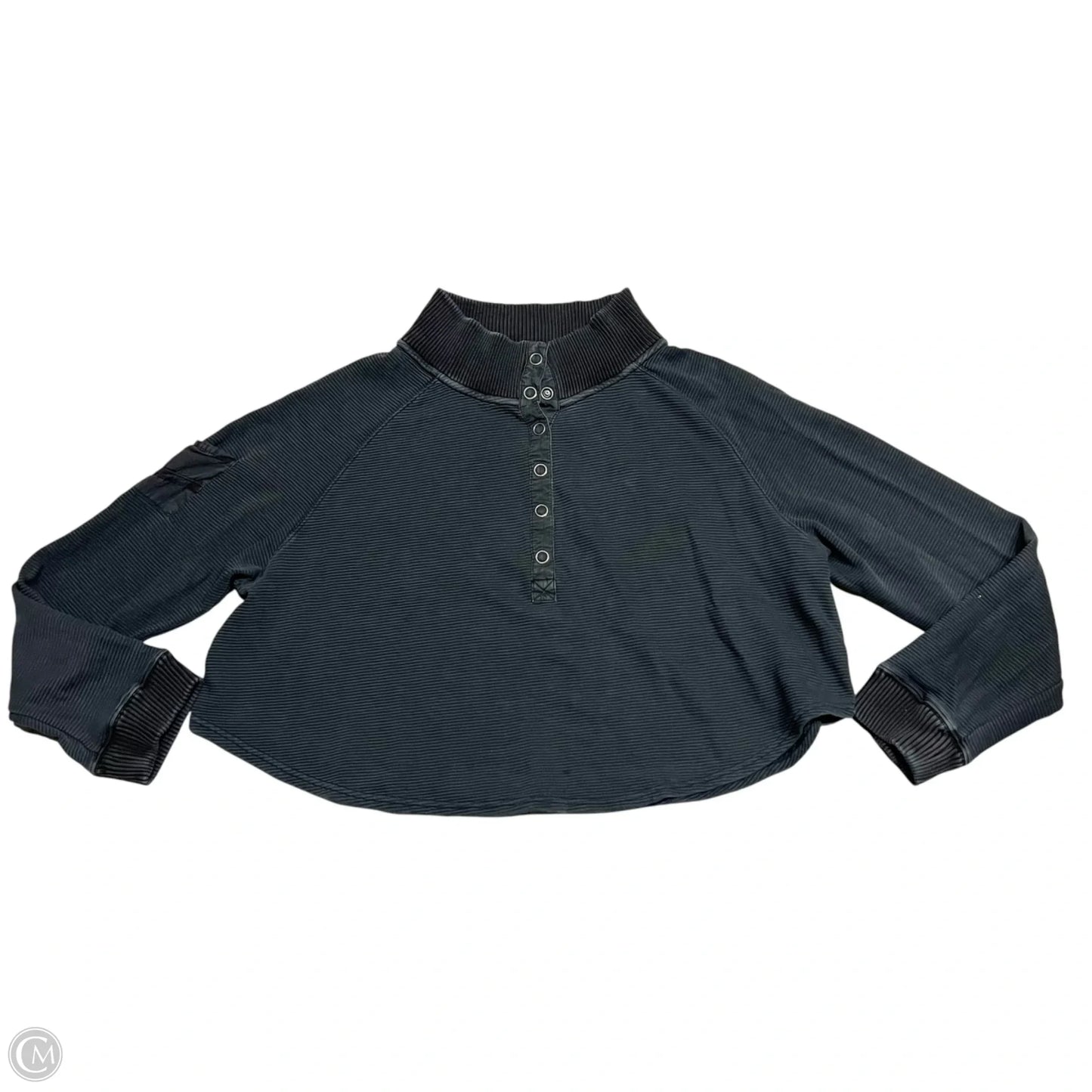 Athletic Sweatshirt Collar By Free People In Grey, Size: Xl