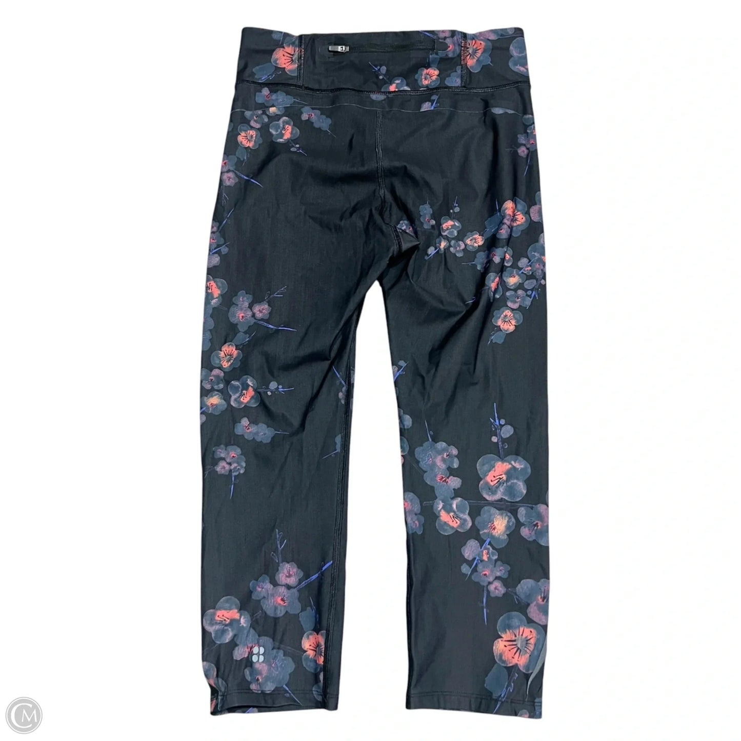Athletic Leggings Capris By Sweaty Betty In Floral Print, Size: 4