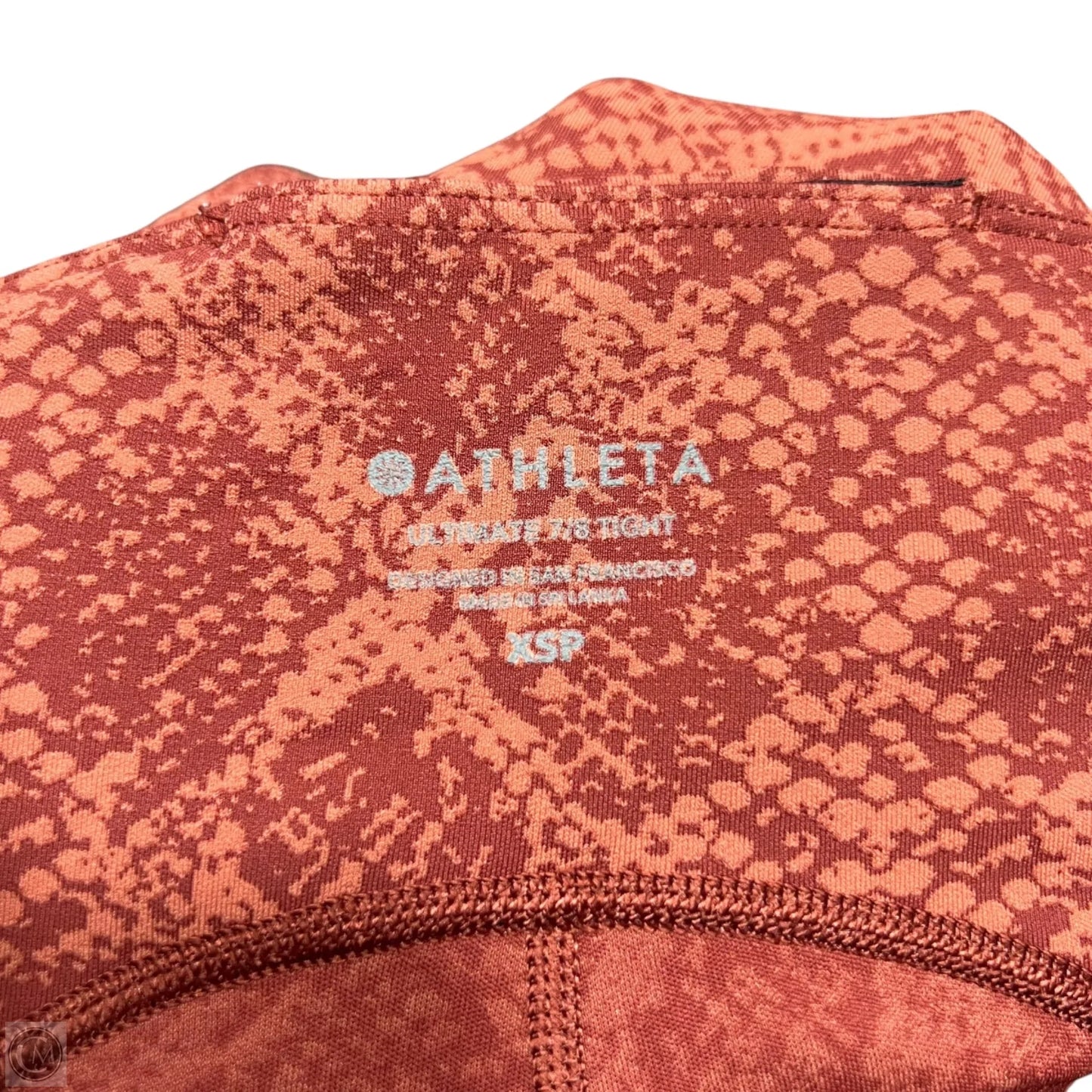 Athletic Leggings By Athleta In Snakeskin Print, Size: 0