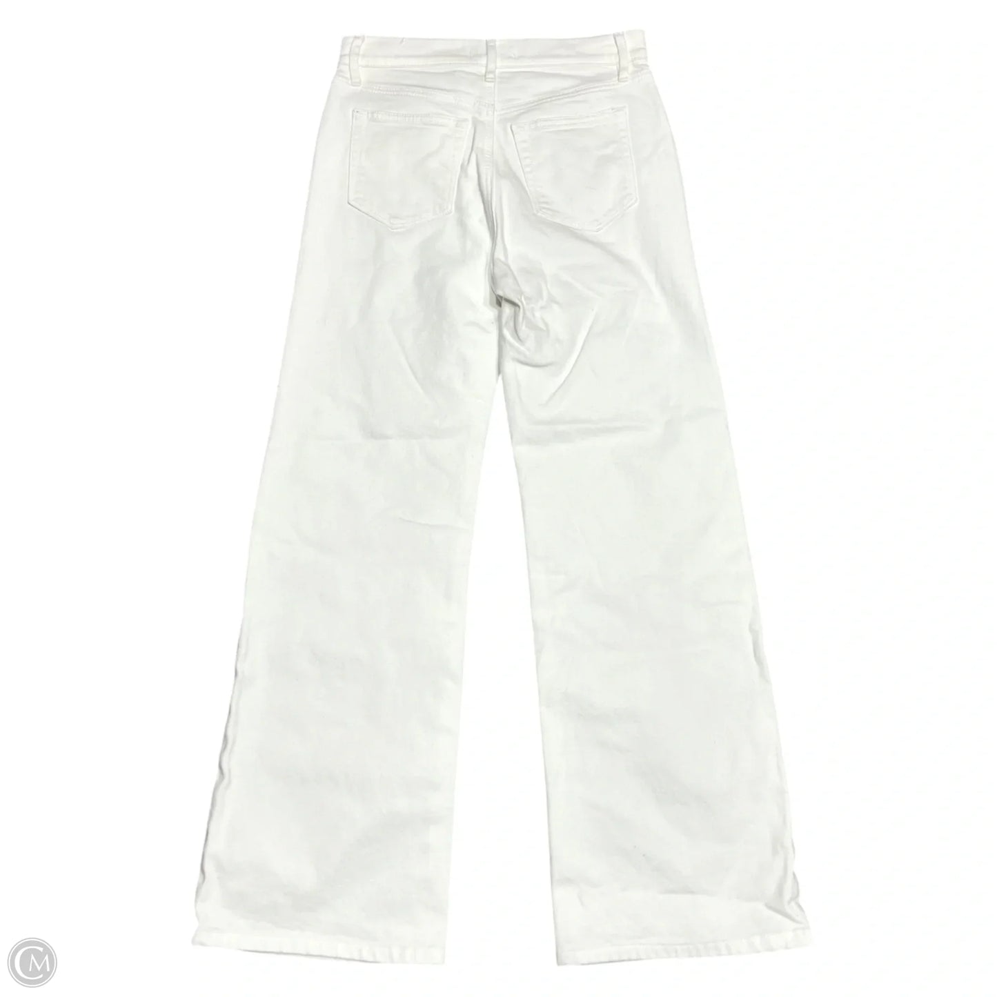 Jeans Wide Leg By Loft In Cream Denim, Size: 0