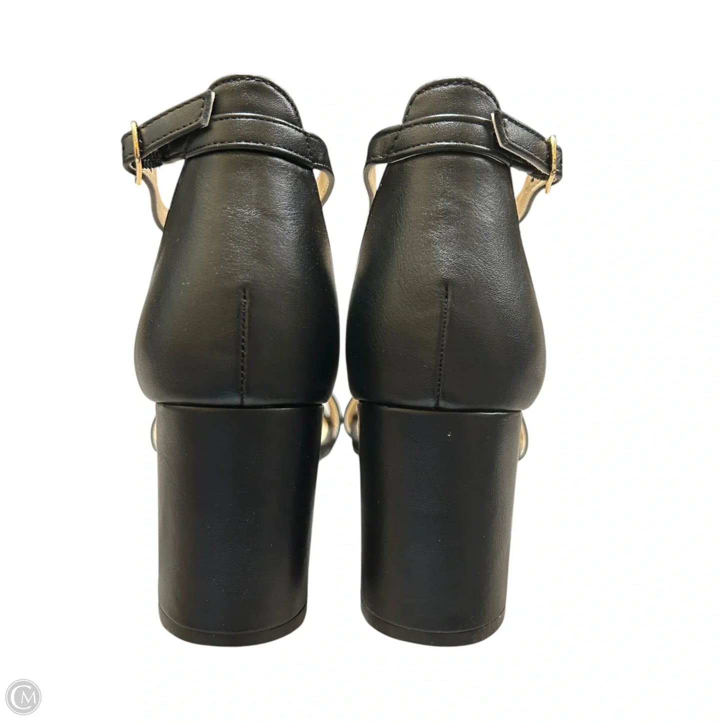 Sandals Heels Block By Jones New York In Black, Size: 9.5