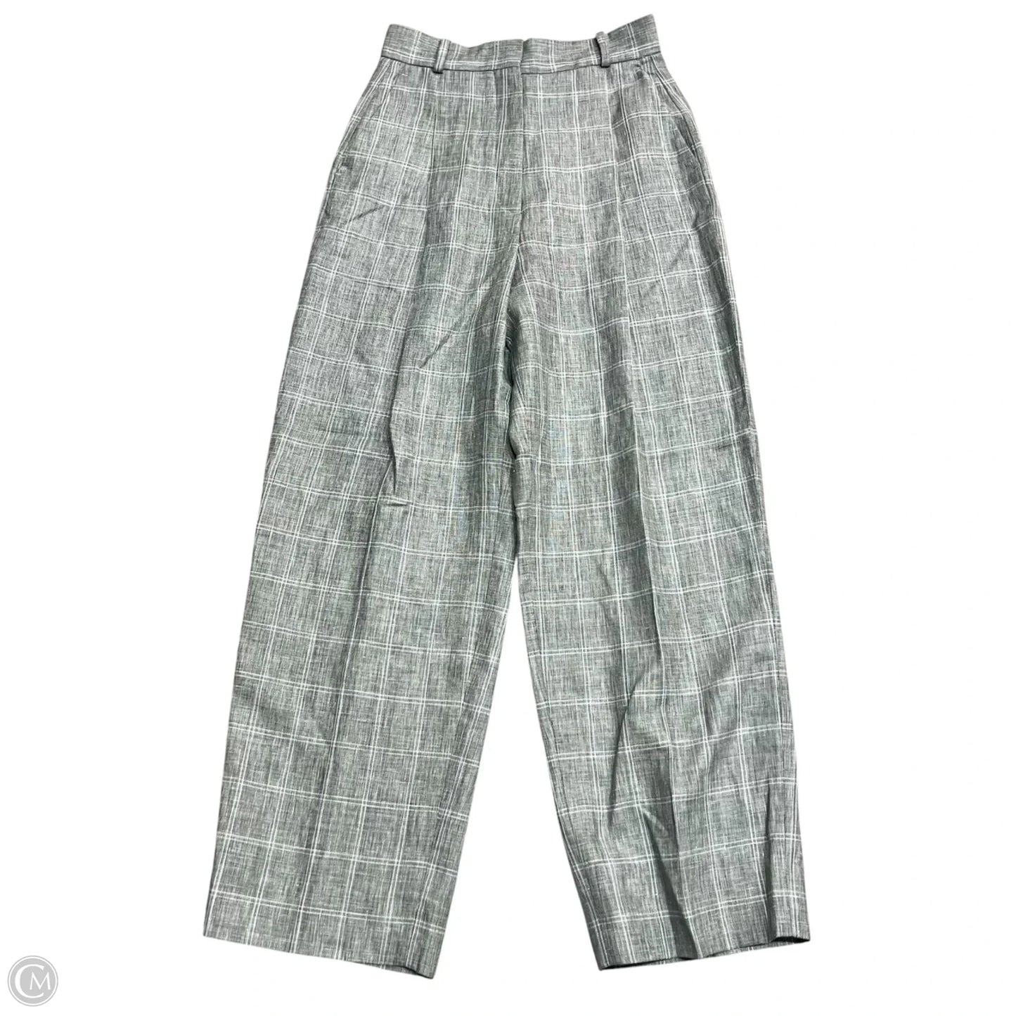 Pants Designer By Sandro In Blue & Grey, Size: S