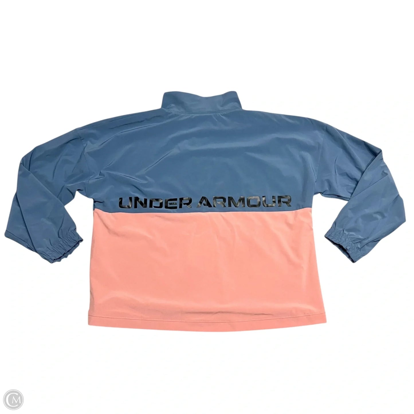 Athletic Jacket By Under Armour In Blue & Orange, Size: Xl