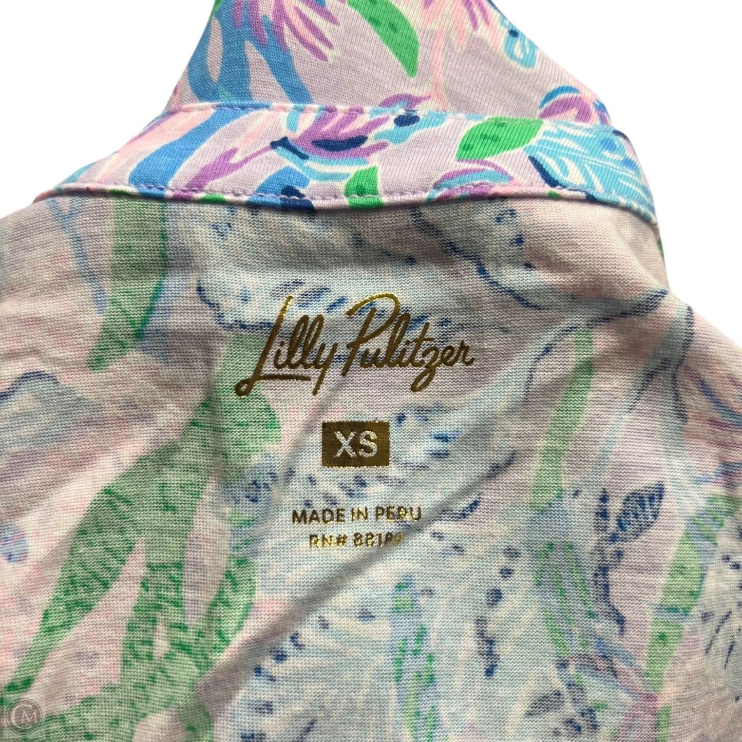 Dress Designer By Lilly Pulitzer In Blue & Purple, Size: Xs