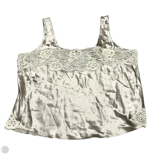 Top Sleeveless By Jones New York In Beige, Size: L