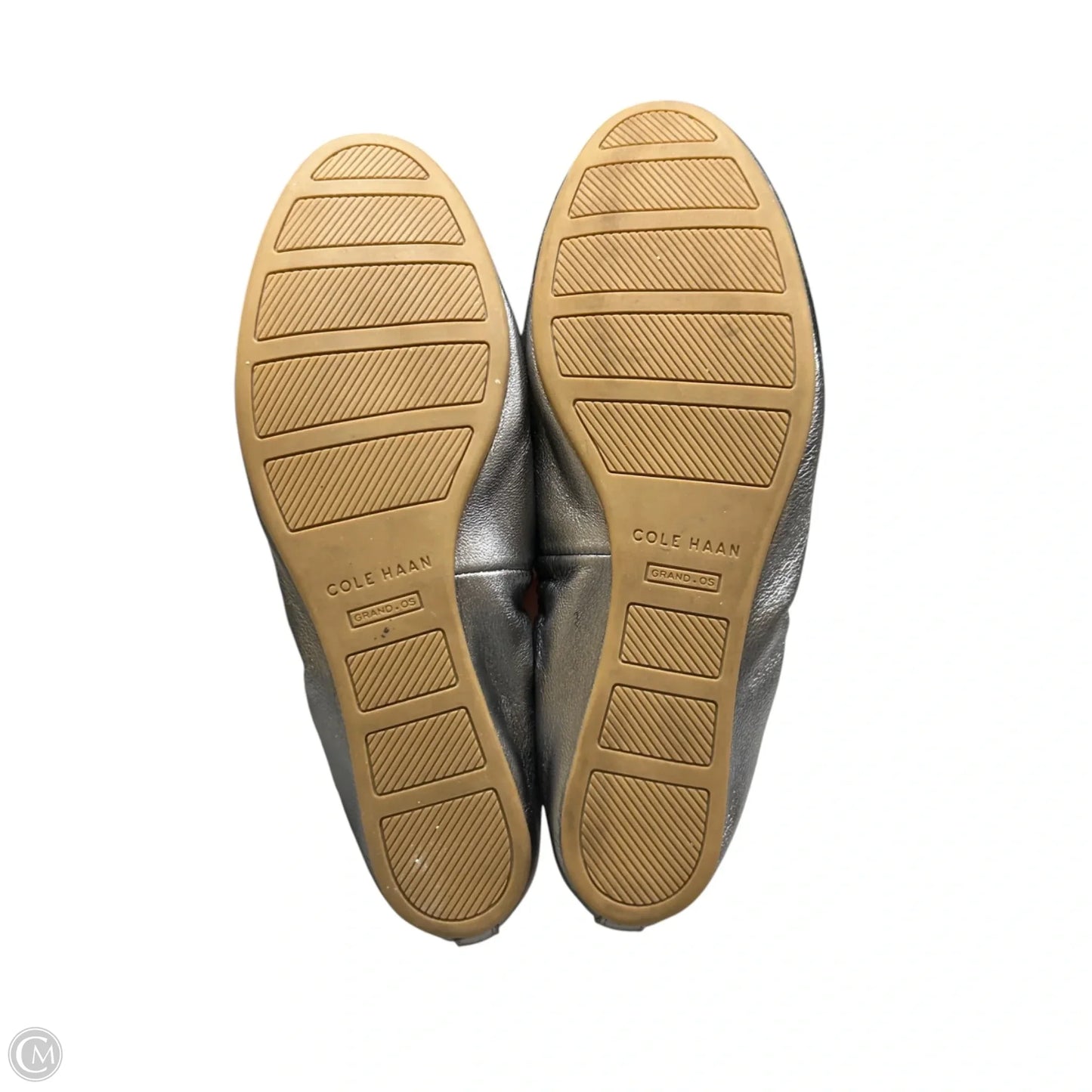Shoes Flats By Cole-haan In Silver, Size: 6