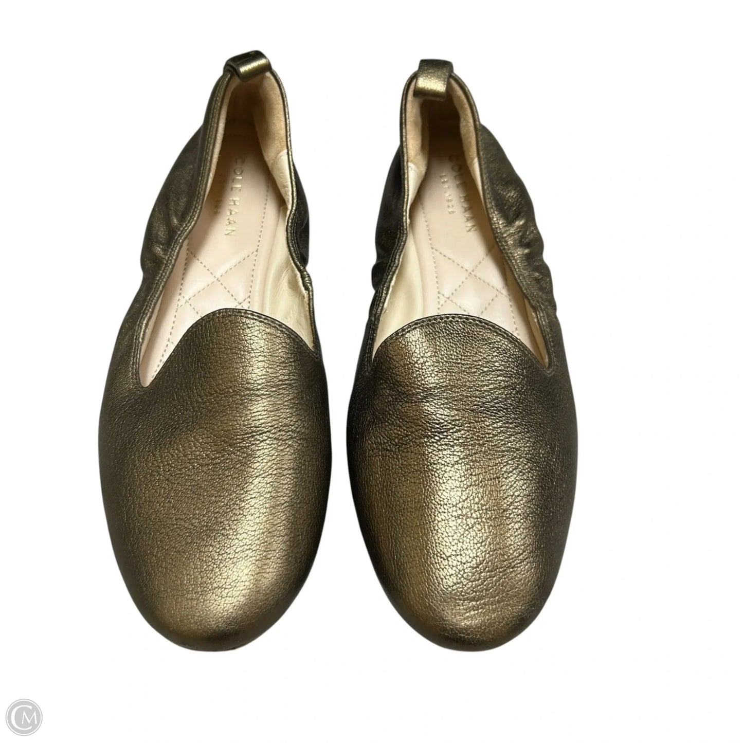 Shoes Flats By Cole-haan In Bronze, Size: 6.5