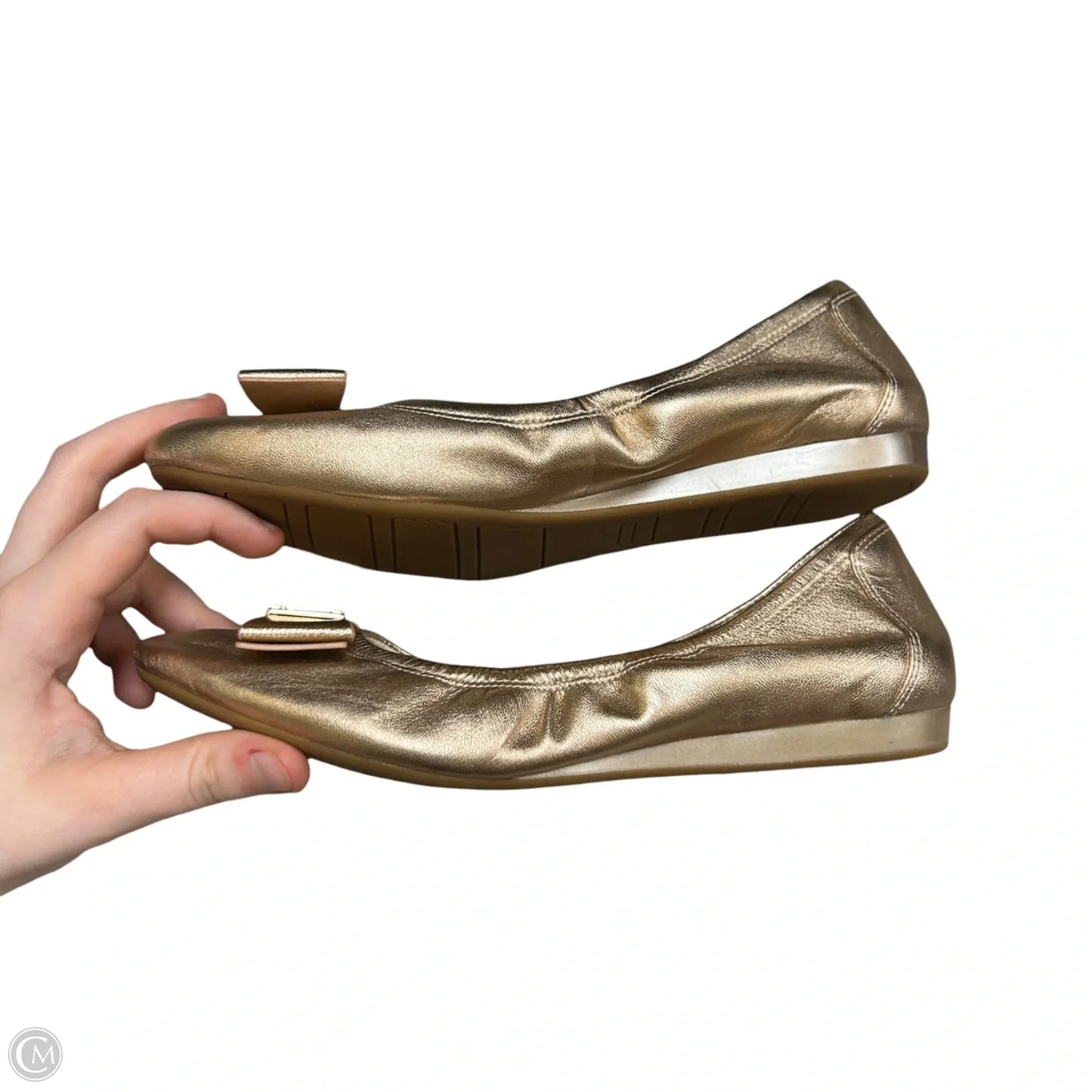 Shoes Flats By Cole-haan In Rose Gold, Size: 6.5