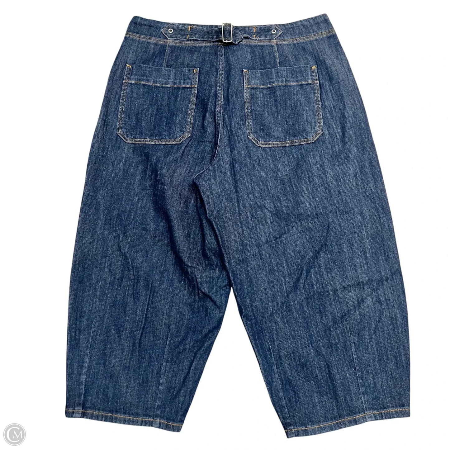 Pants Cropped By Pilcro In Blue Denim, Size: 6