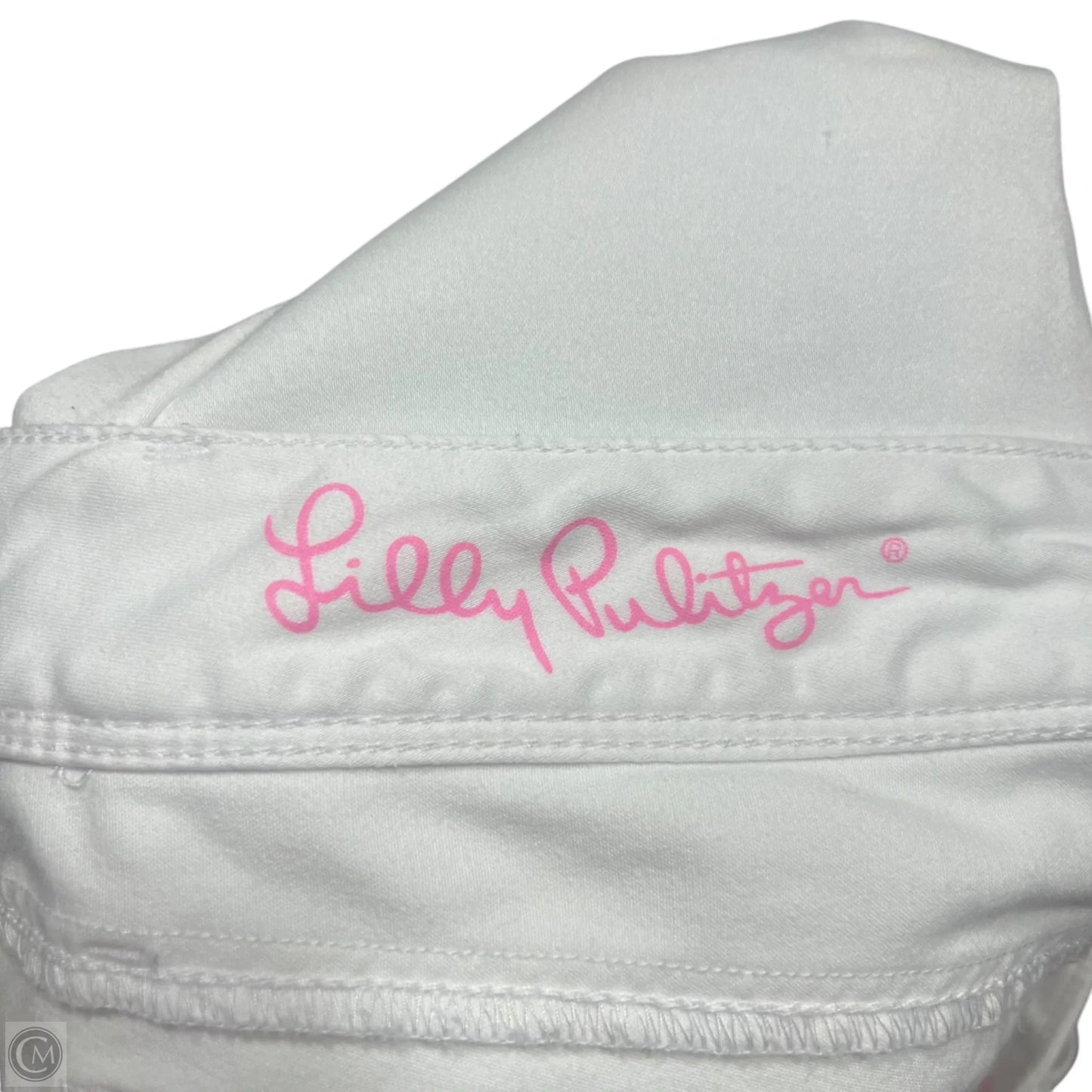 Jeans Designer By Lilly Pulitzer In White Denim, Size: 2
